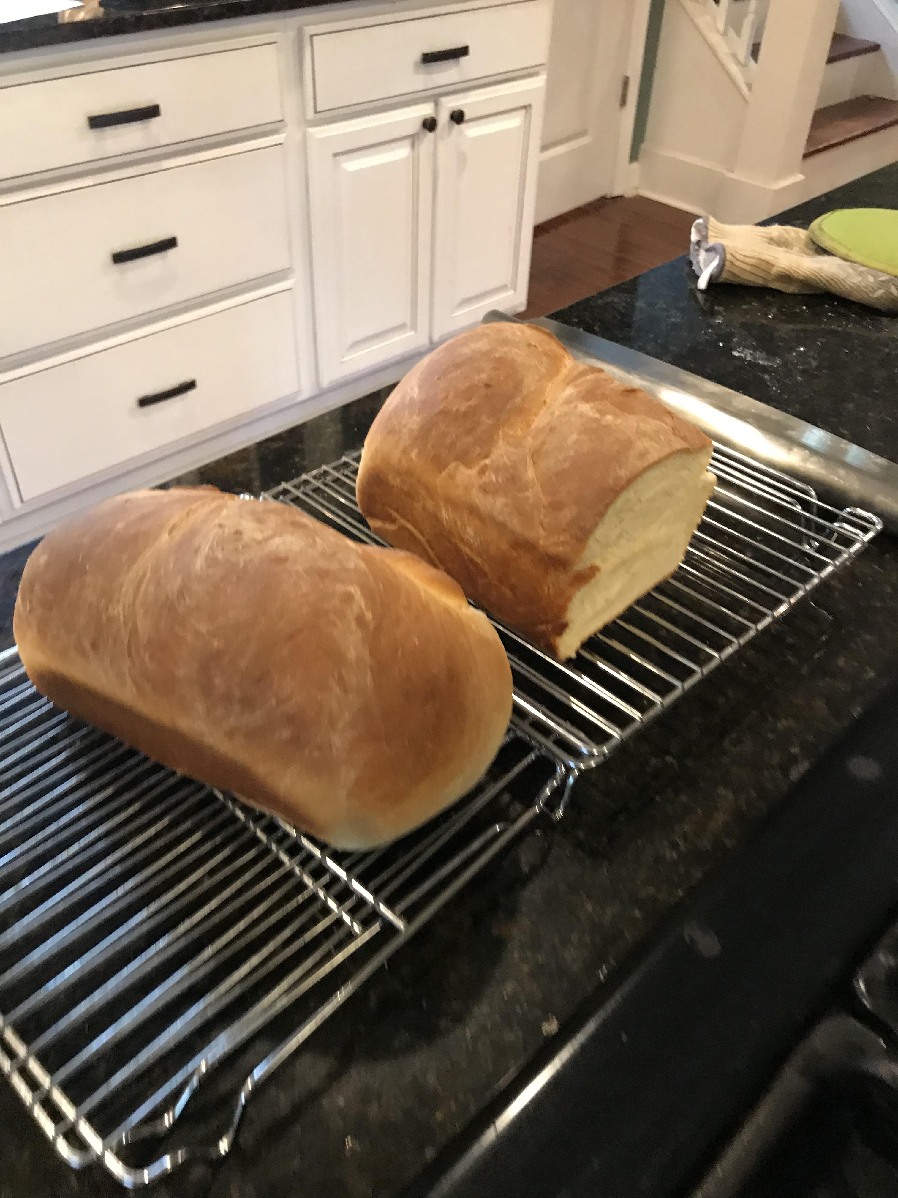 I’ve never baked bread before but seeing as how there’s none to be