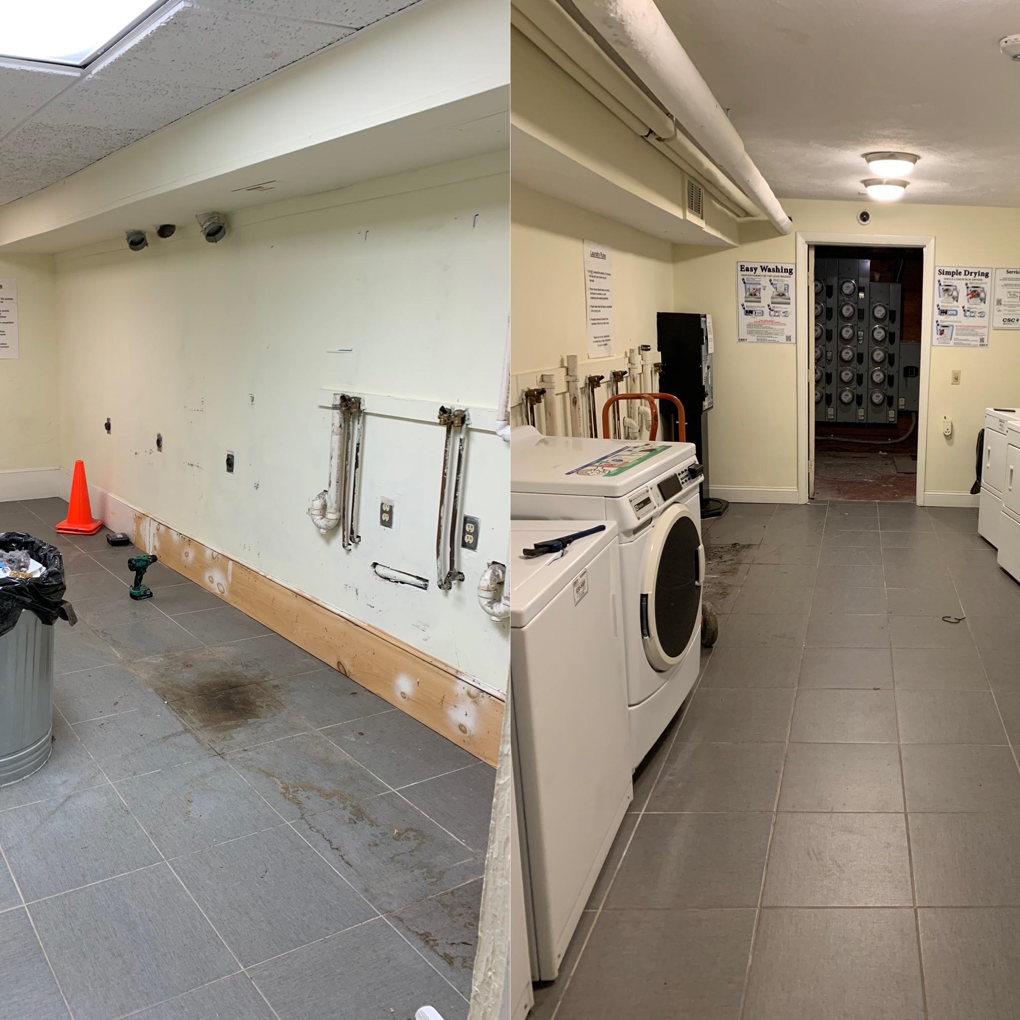 The one night I had free to do laundry before my trip to NYC... r