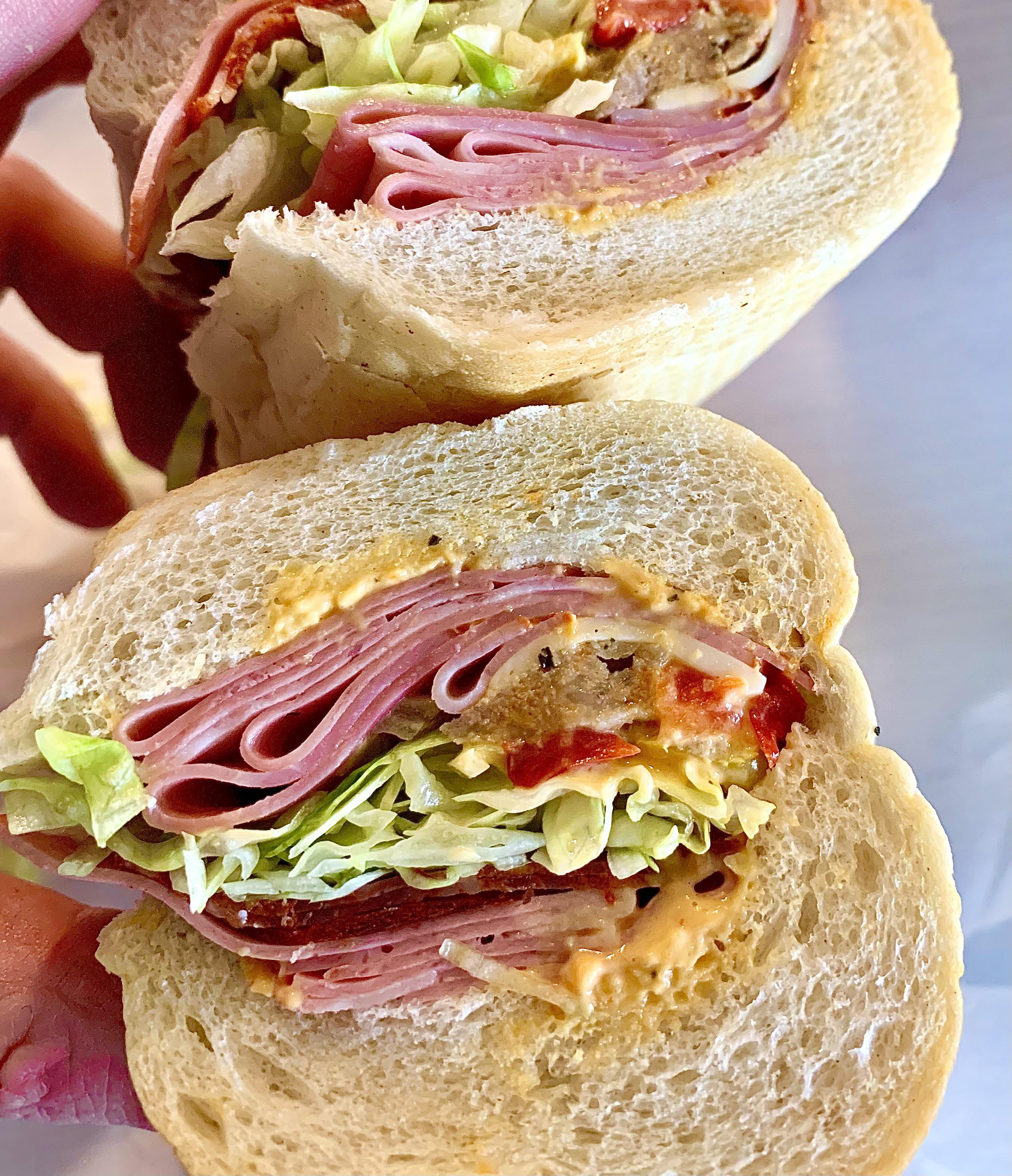 My favourite capicollo, calabrese salami, meatballs, banana peppers