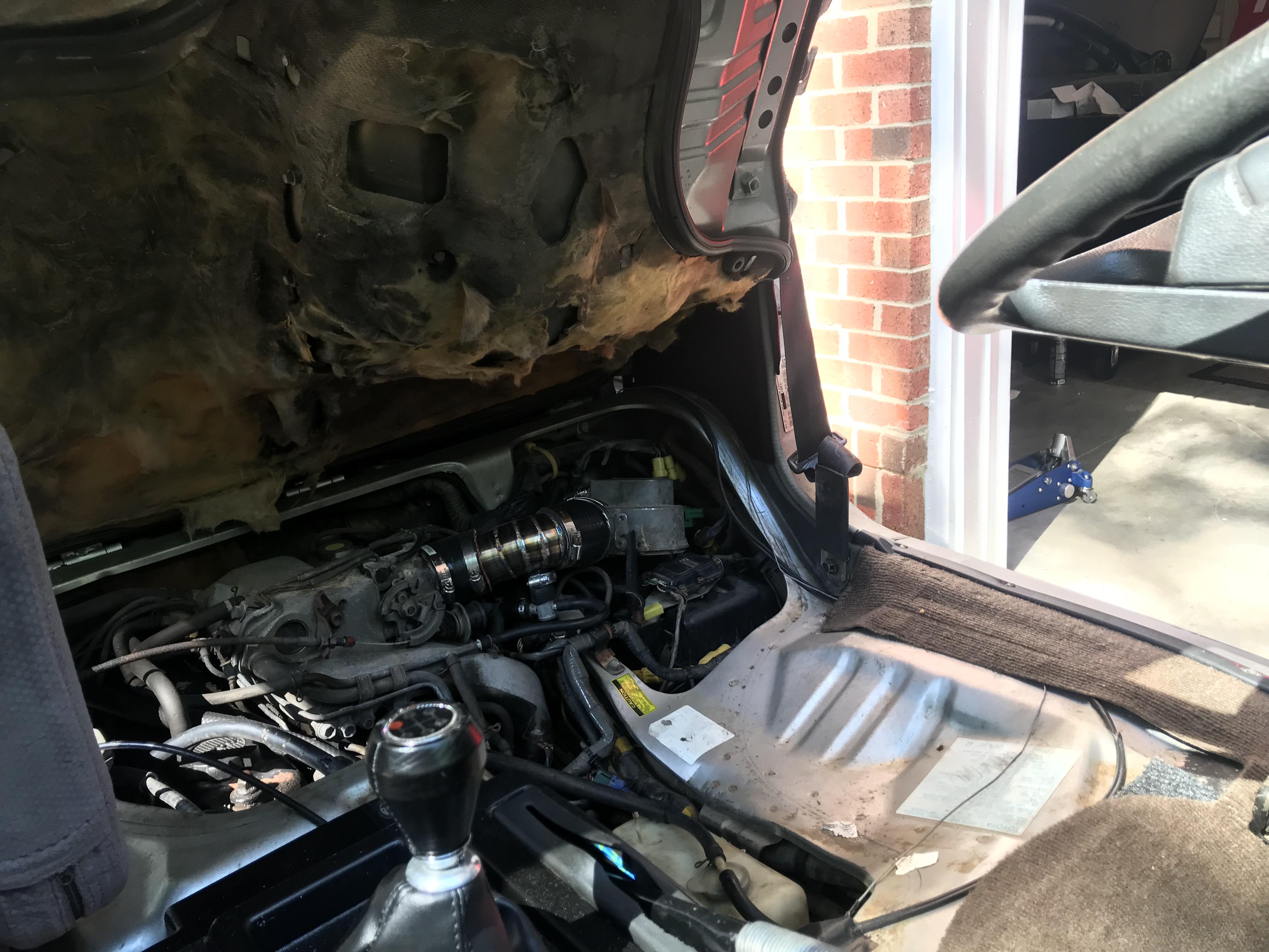 Engine bay insulation/heat reflection r/vandwellers