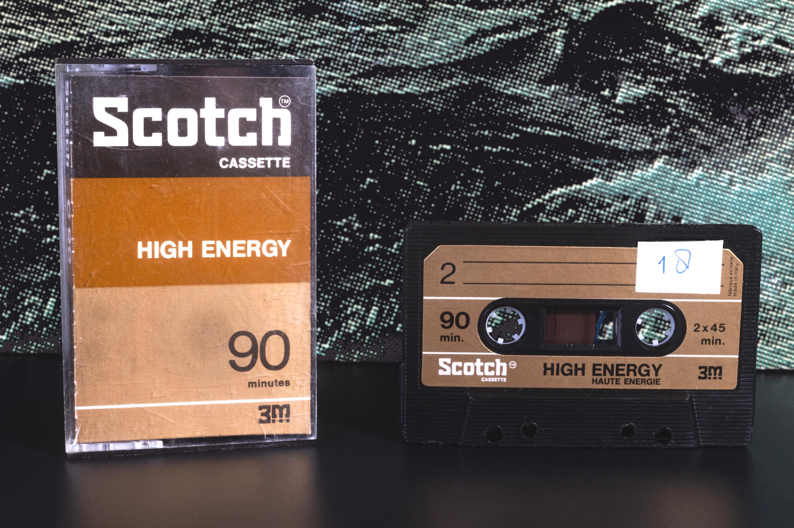 Fun with cassettes 24. Scotch tapes are rare in The Netherlands. This