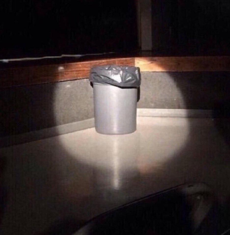 Had a dream I was a humble trash can this is the first image that