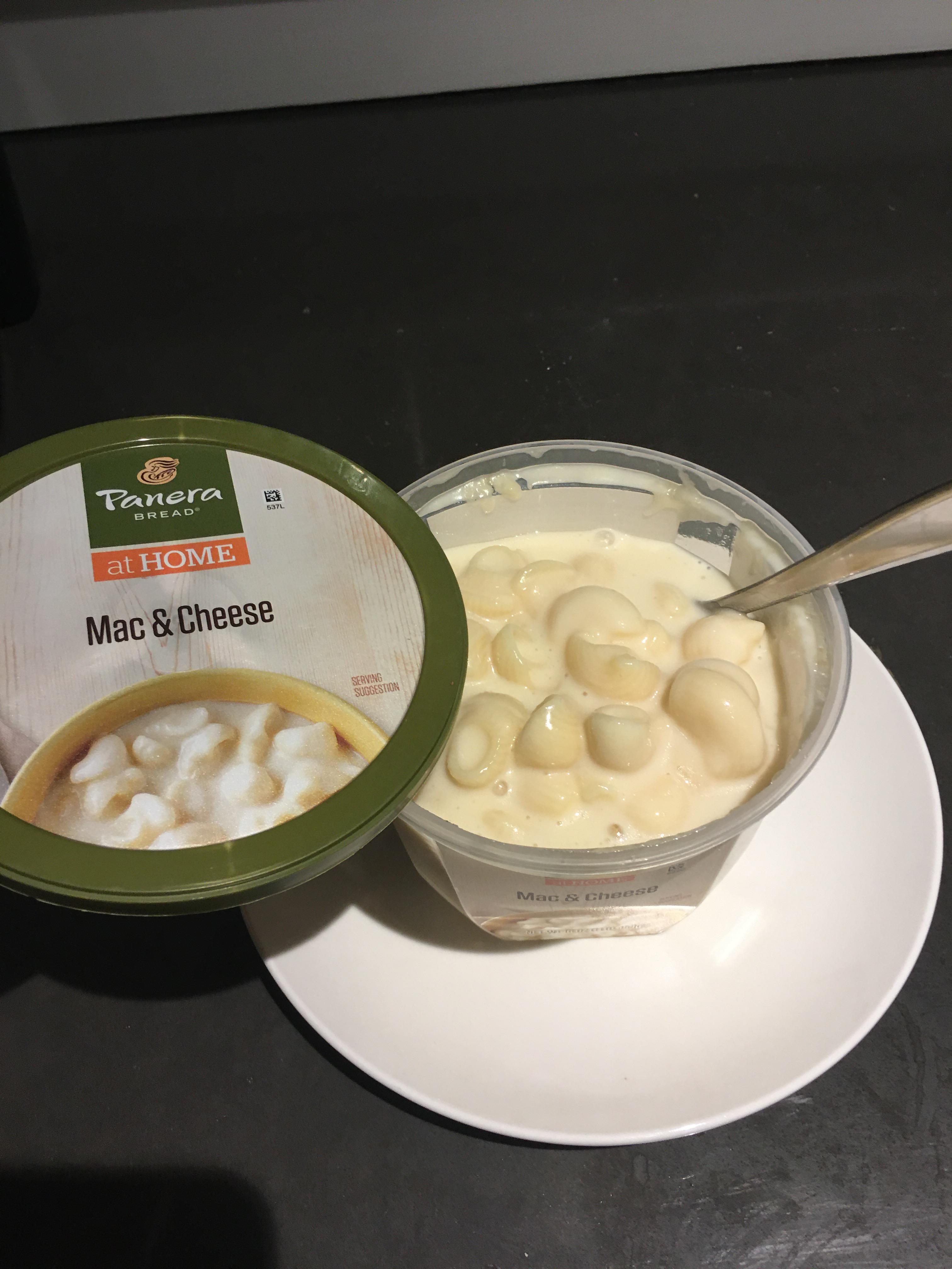 Panera at Home Mac and Cheese 8/10 for flavor 0/10 for