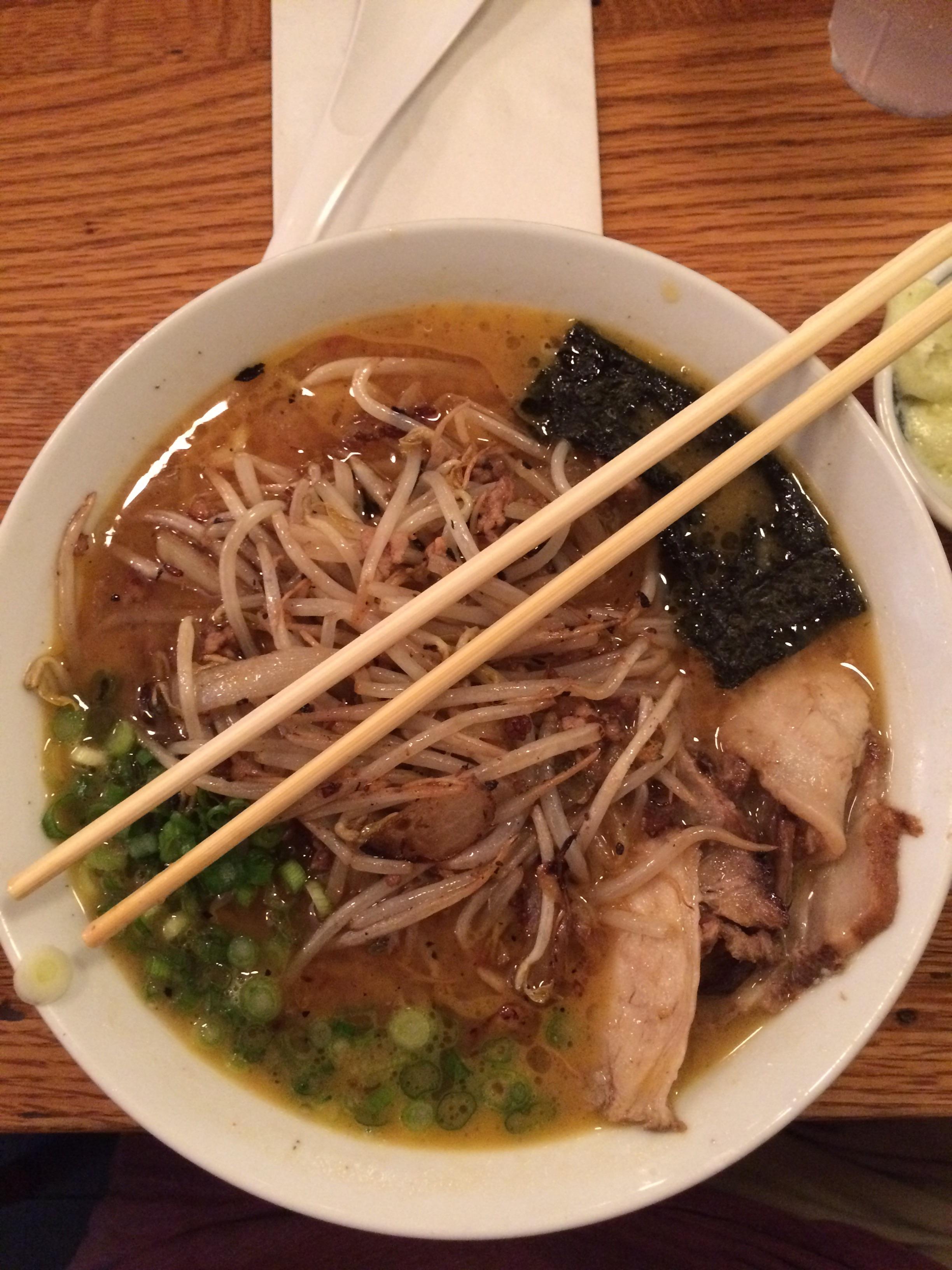 [OC] MugiMiso Ramen (with extra charshu) [2448 x 3264] r/FoodPorn