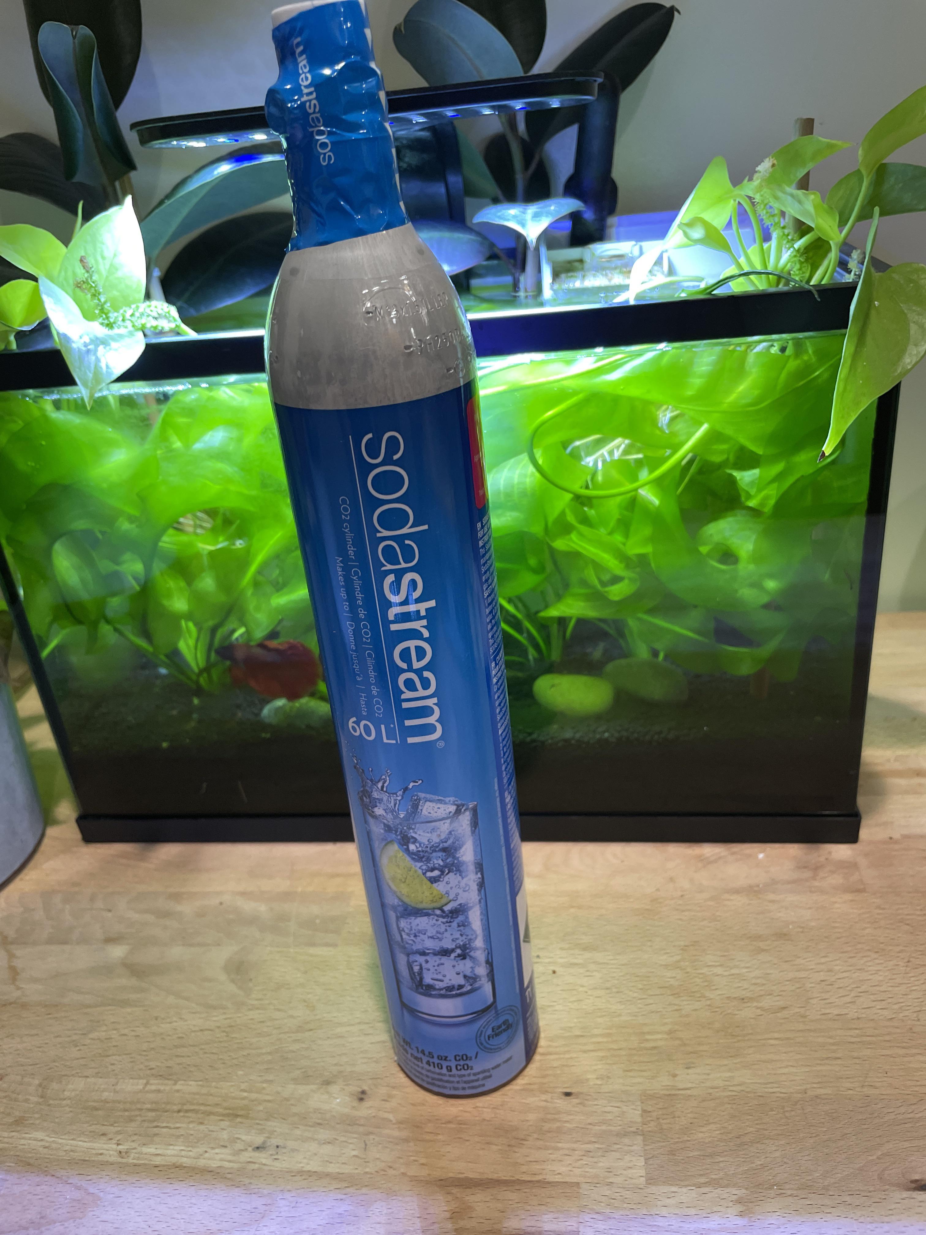 Sodastream cartridge used for CO2 injection? r/Aquariums