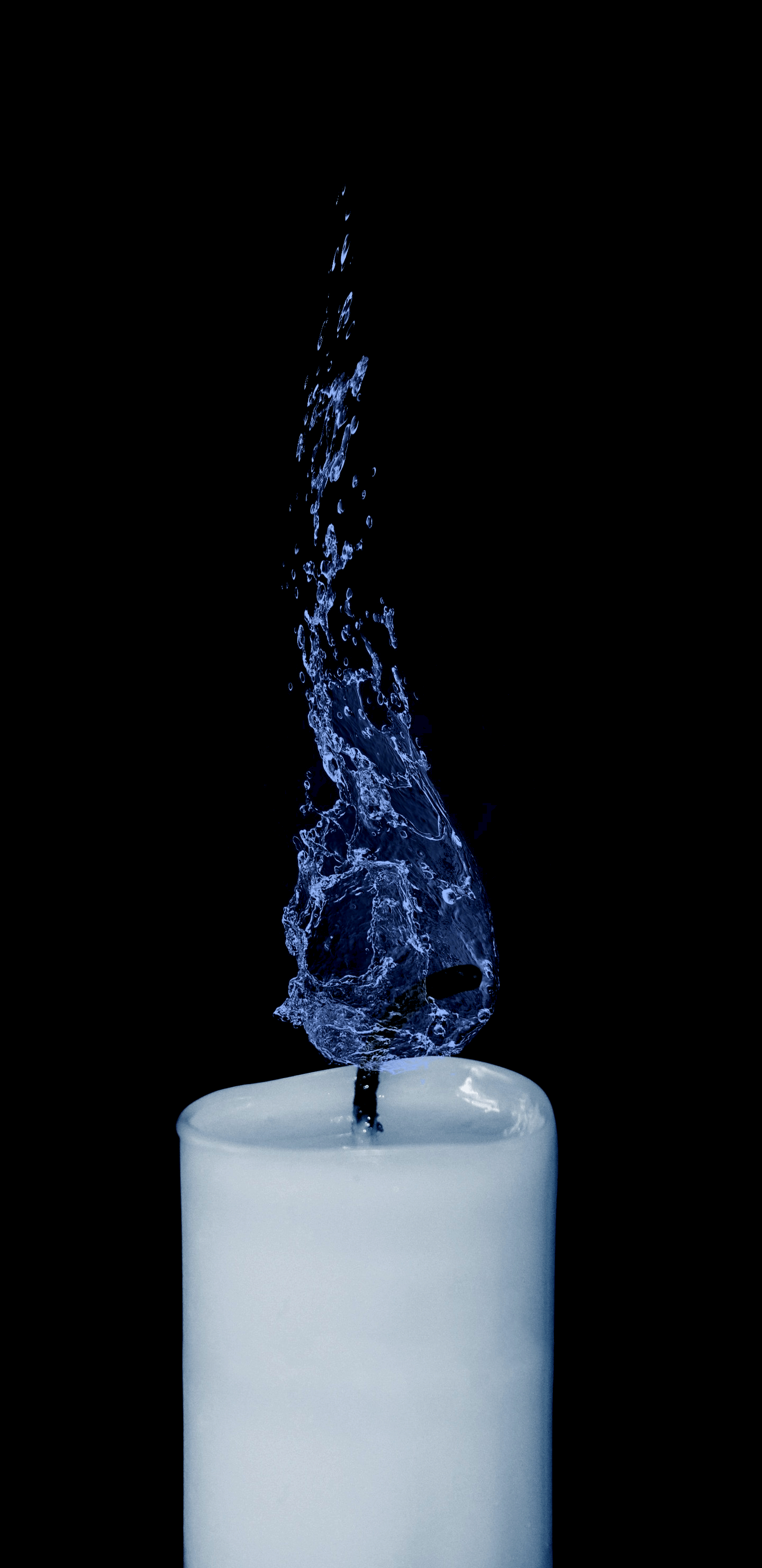 Cold Flame [1440X2960] r/Amoledbackgrounds