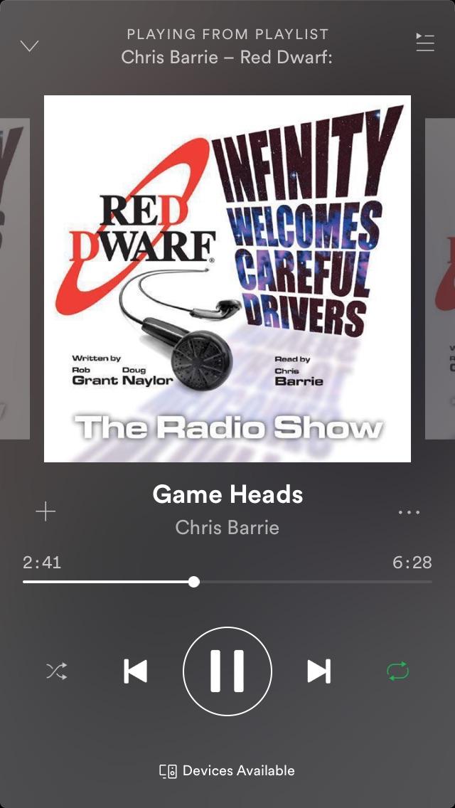 In case it’s not already been pointed out Audiobooks on Spotify read