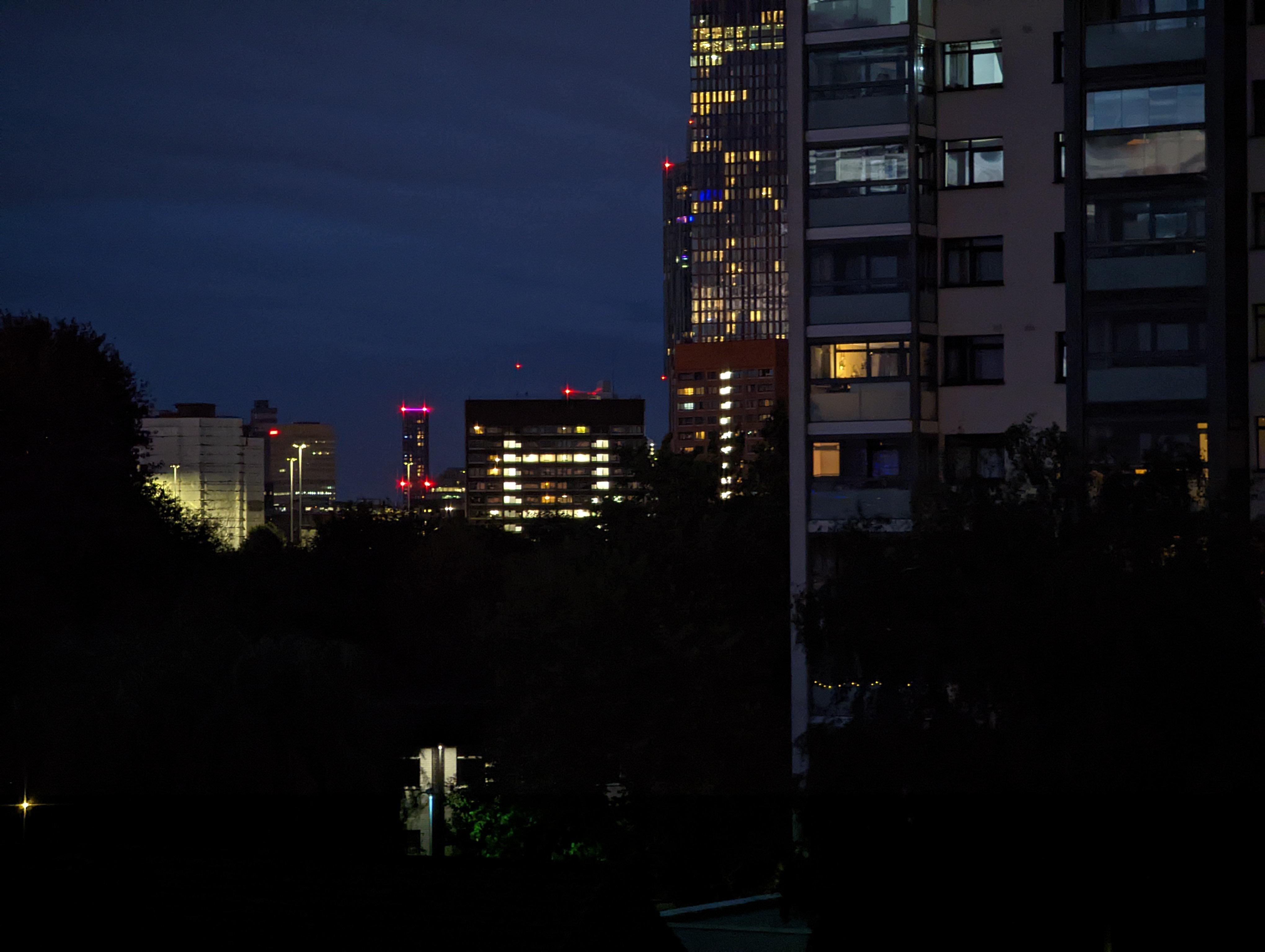I'm pretty sure these Trafford apartments are saying hi to me... r