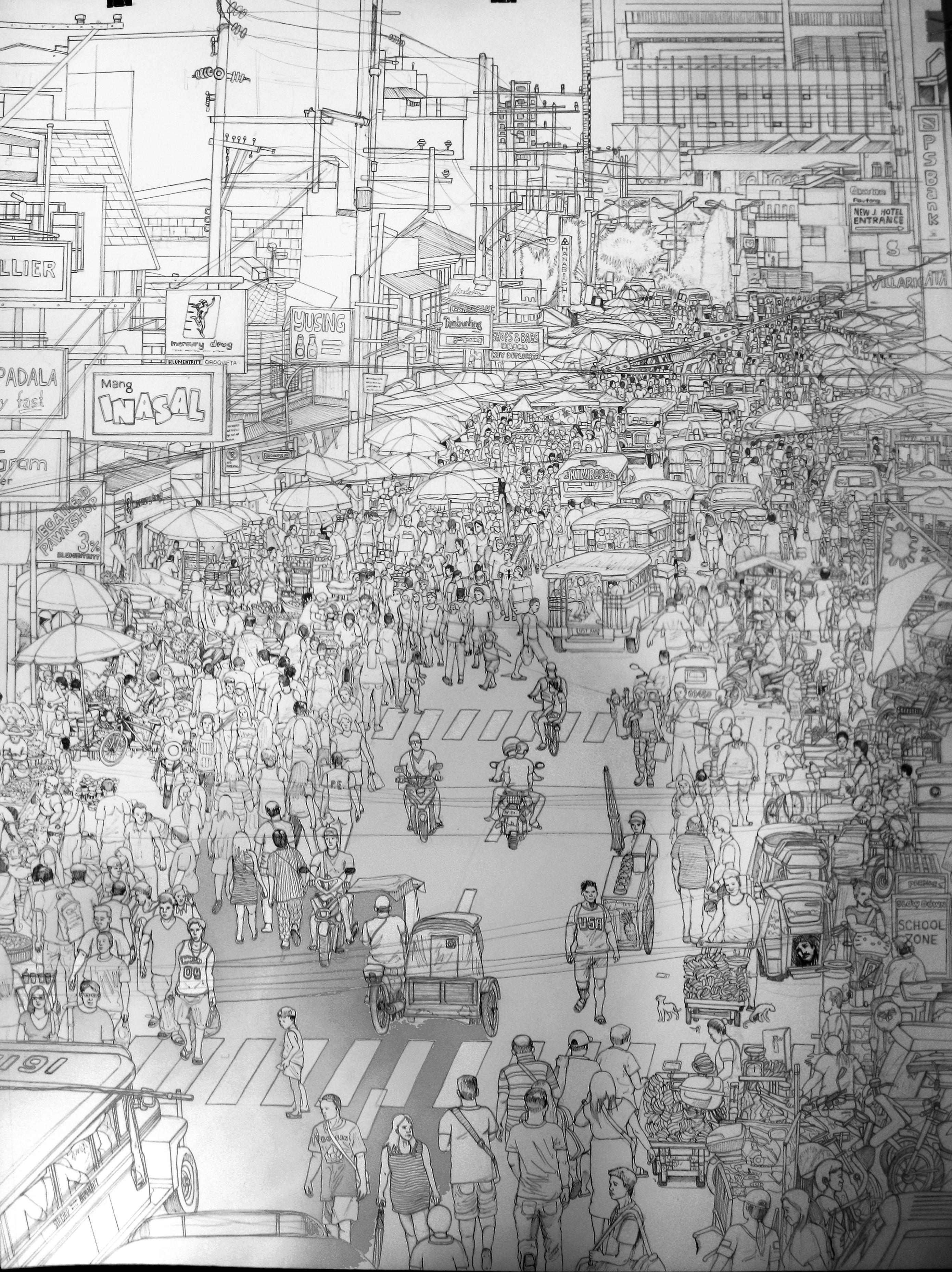 Drawing Blumentritt (artwork) r/Philippines