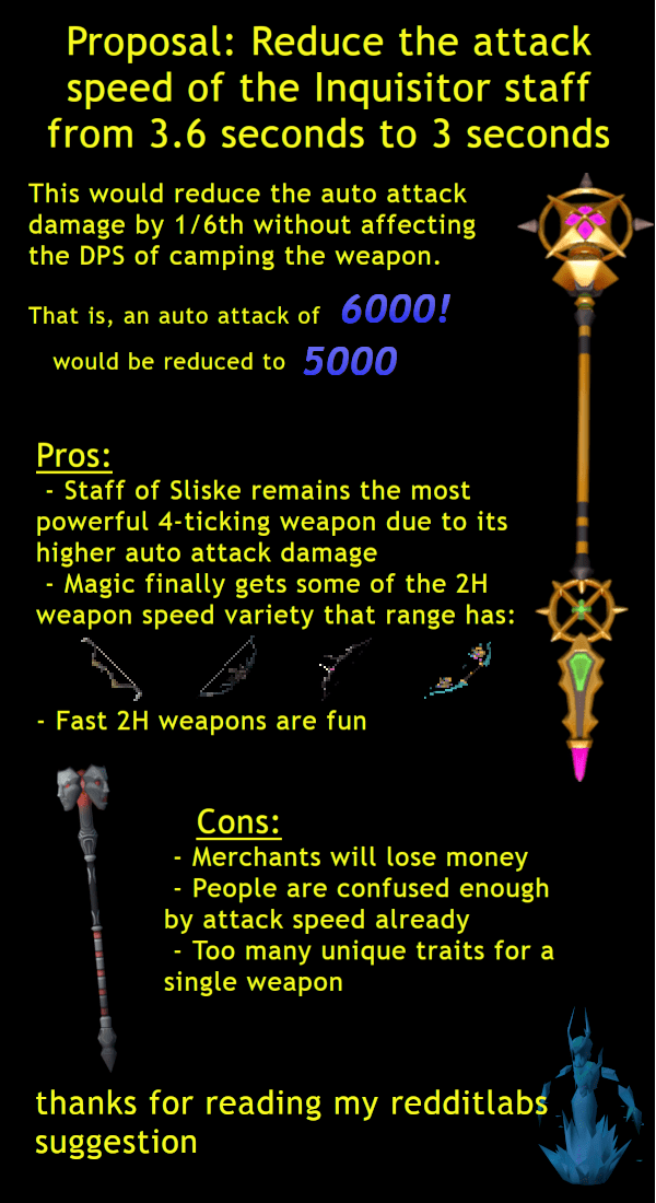 Suggestion for the Inquisitor staff and keeping SoS relevant r/runescape