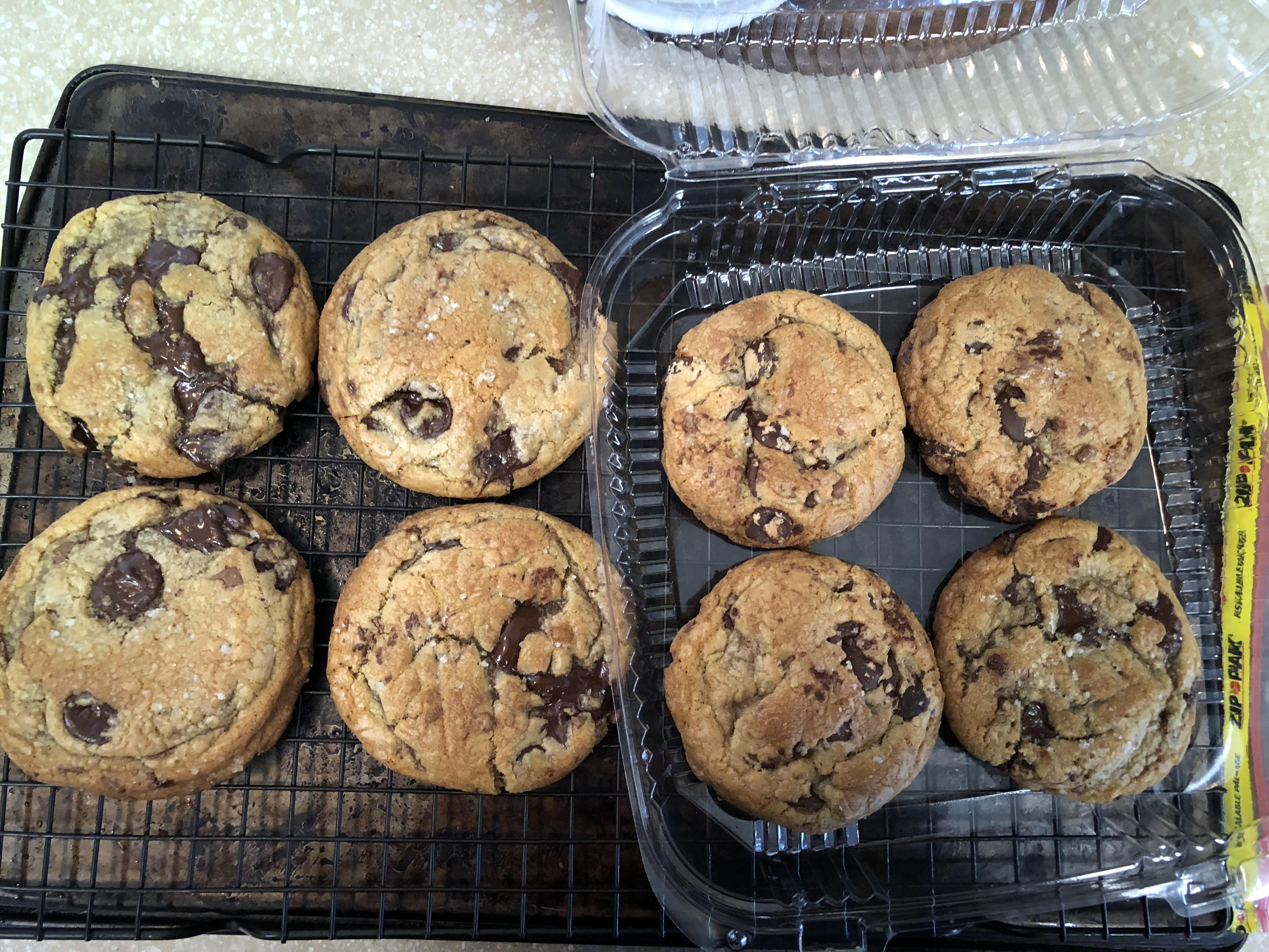 I made rick’s brown butter toffee cookies! Best I’ve ever eaten! r