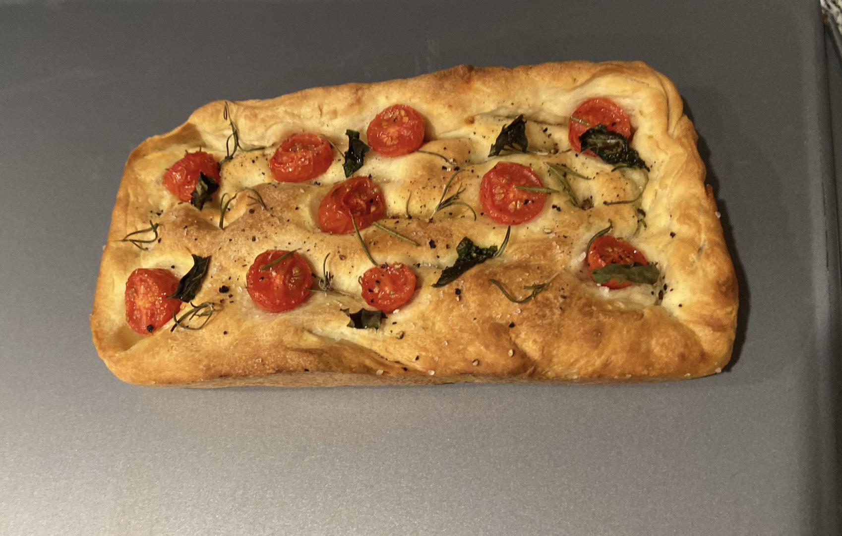 mini loaf pan focaccia r/BakingNoobs