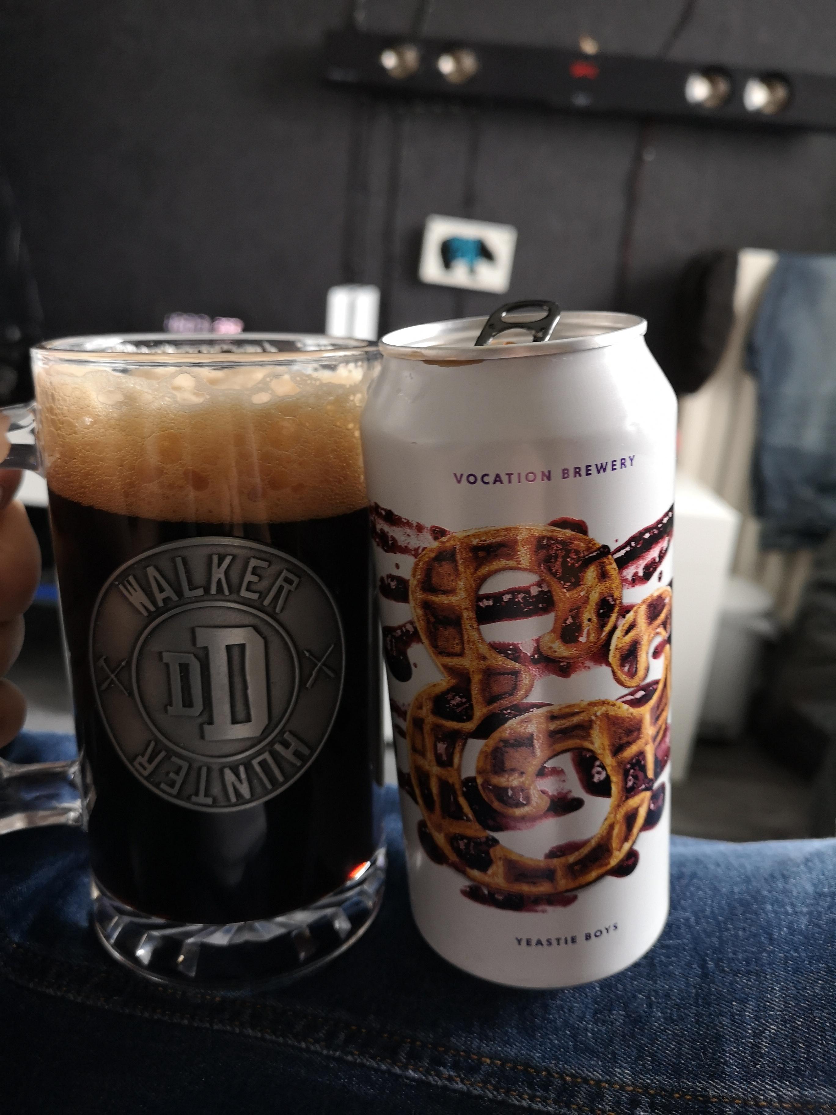 Breakfast Club Waffle and Blueberry Stout Collaboration Brew by