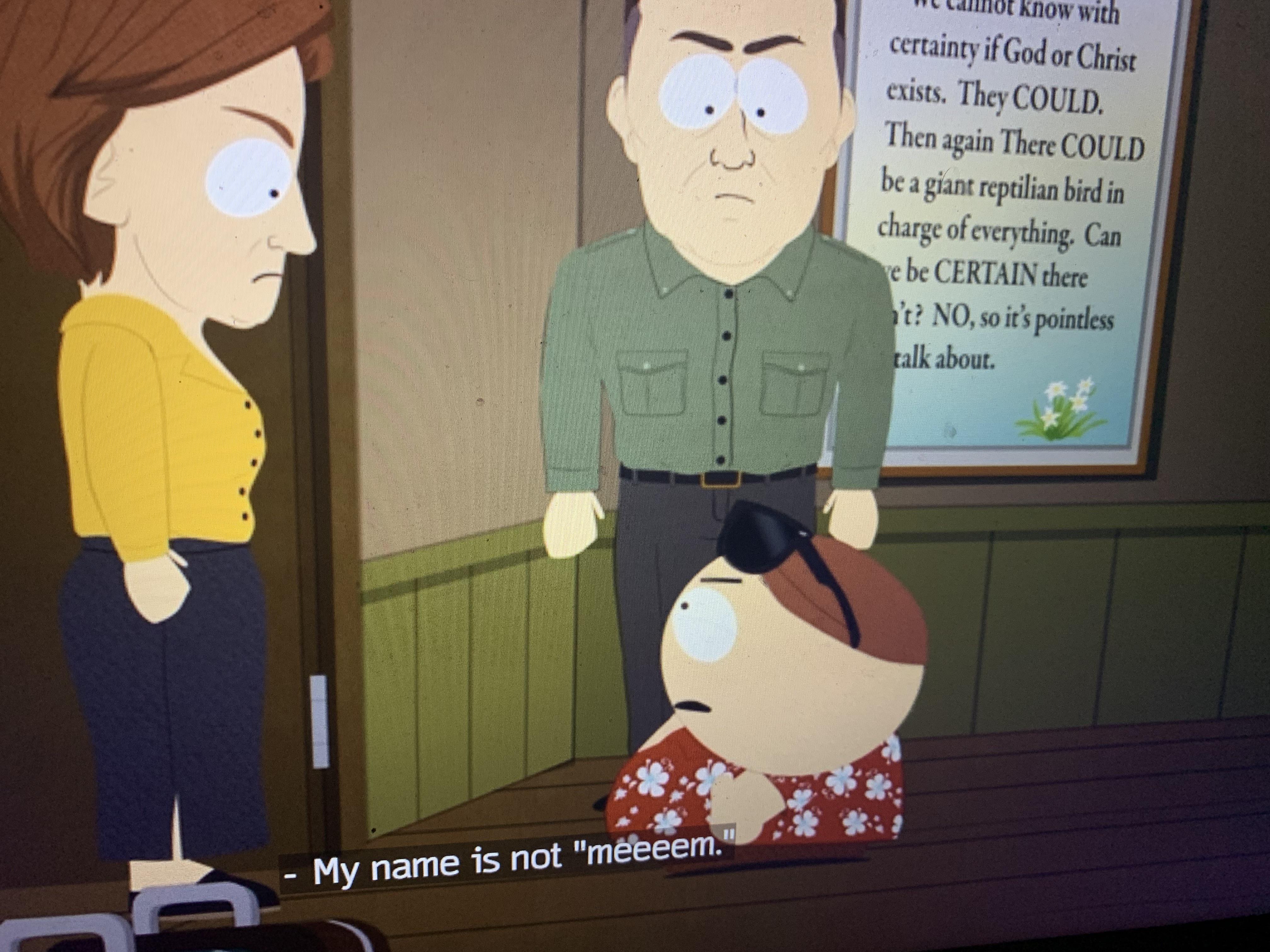 That time Cartman is in foster care with the weirdo family… r/southpark