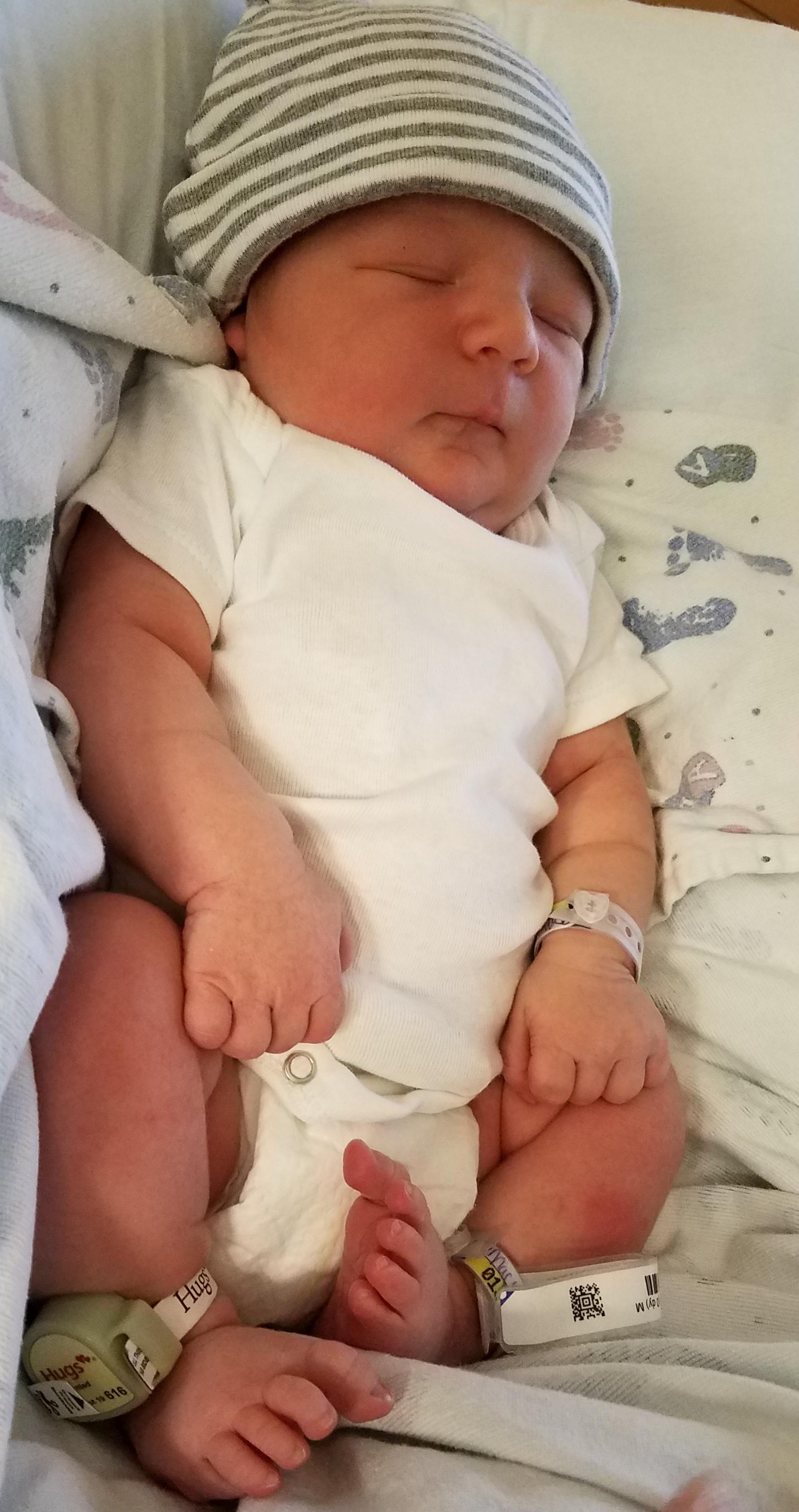 Our first, born this morning. Named after my best friend that died in a