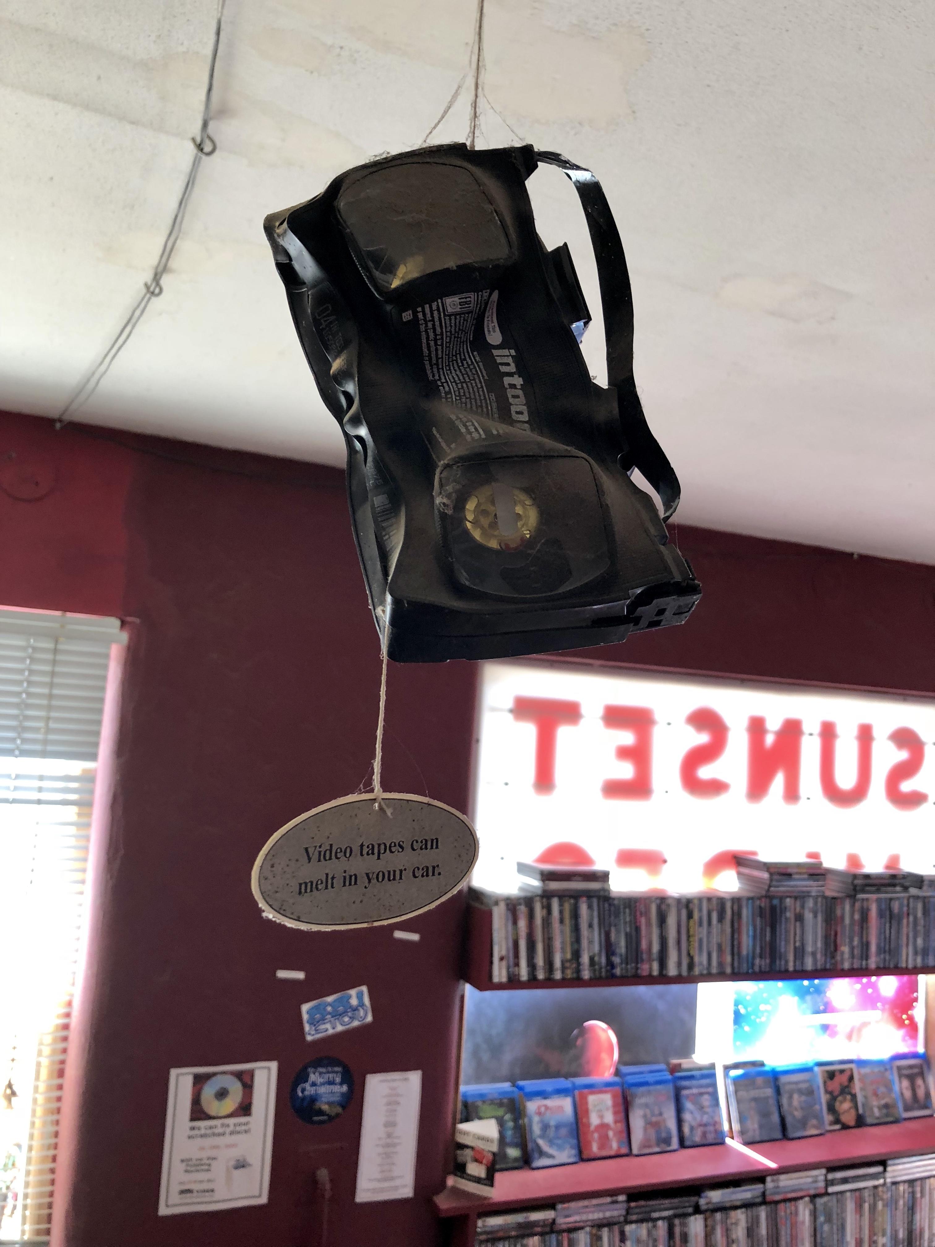 Video tapes can melt in your car r/mildlyinteresting