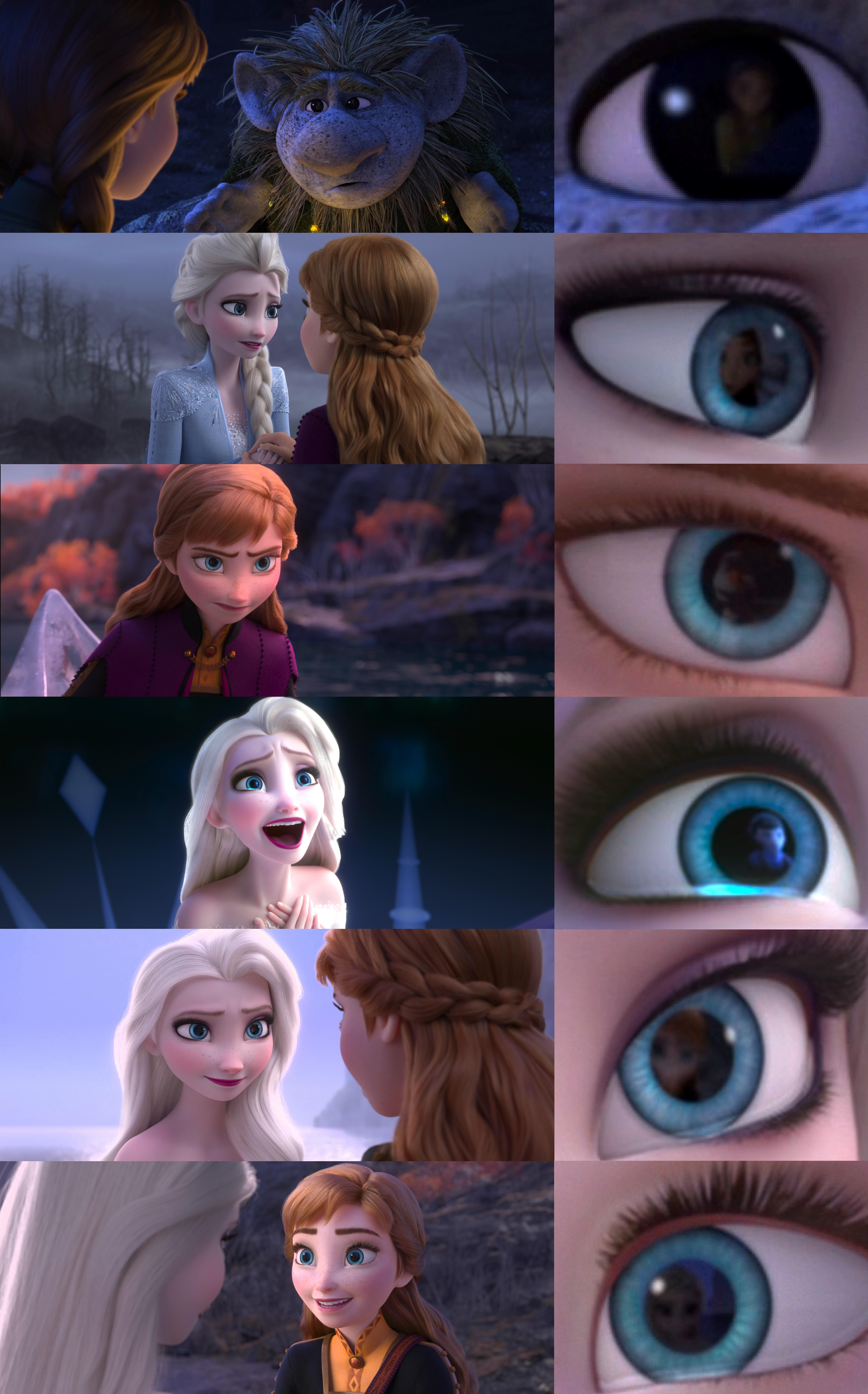 Attention to Detail Frohana in Each Other's Eyes r/Frozen