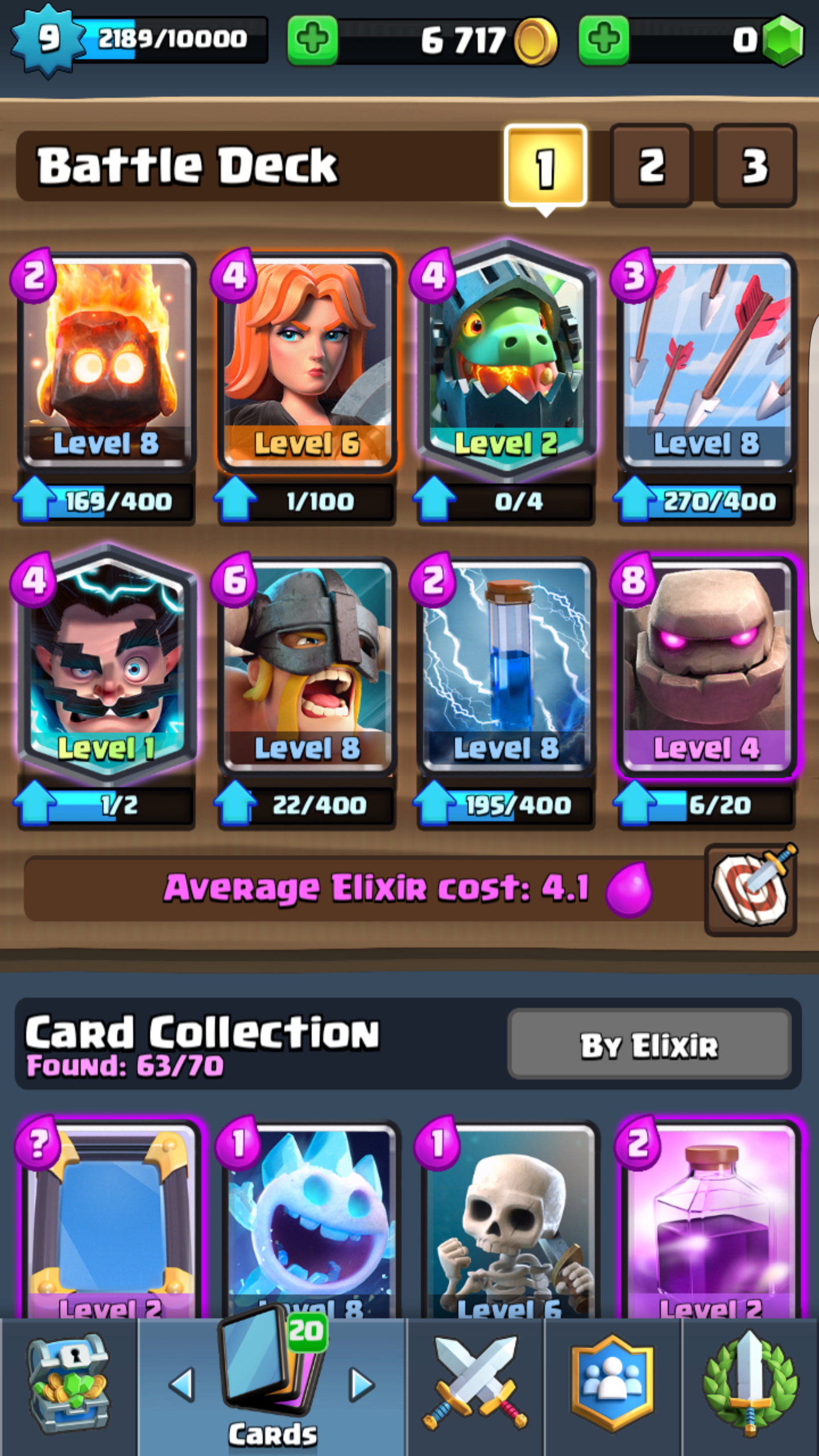 Good deck for for arena 9? ClashRoyale