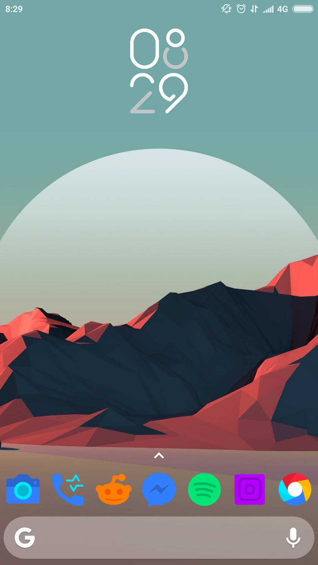 [Theme] Nova launcher + Seven time, Minimal wallpaper and Aivy icon