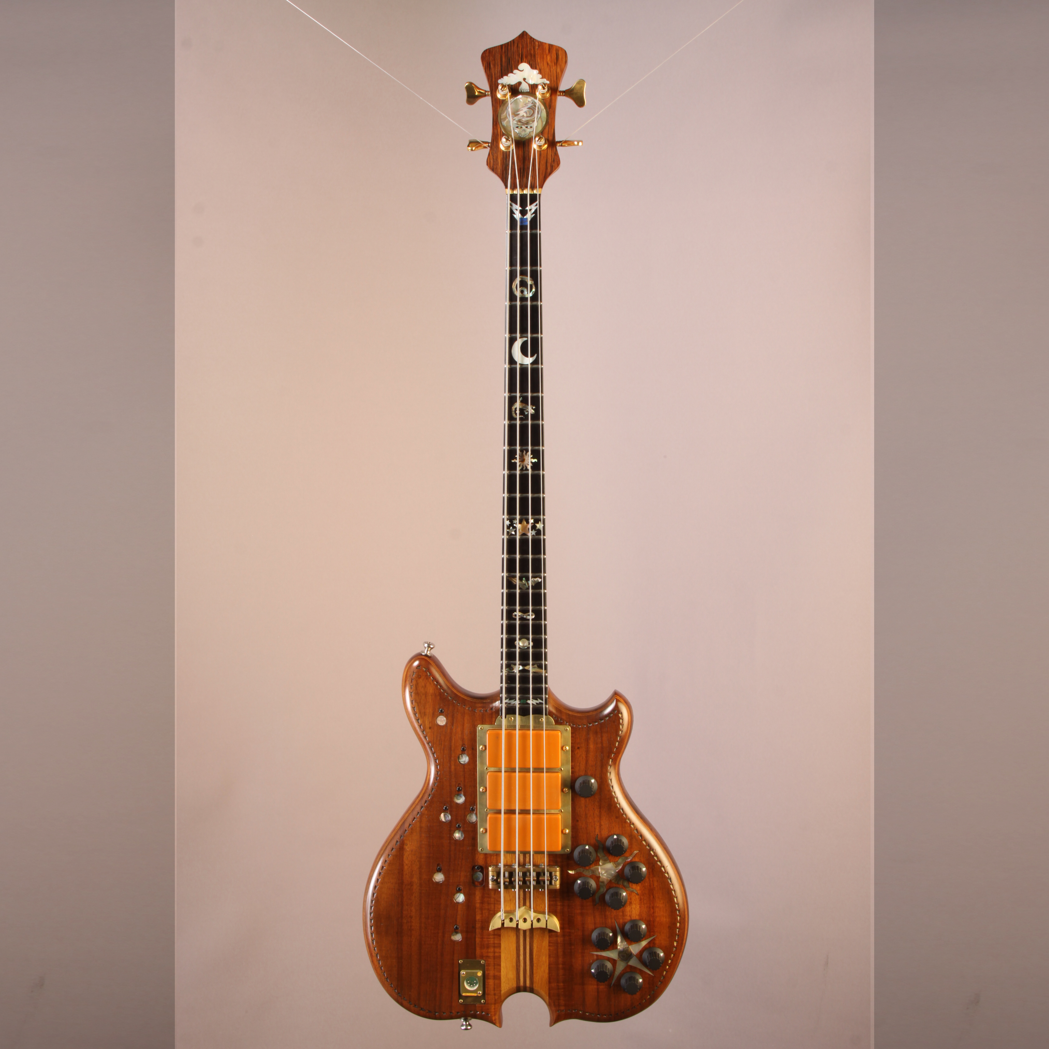 Phil Lesh's recently restored 1974 Alembic bass, "Mission Control