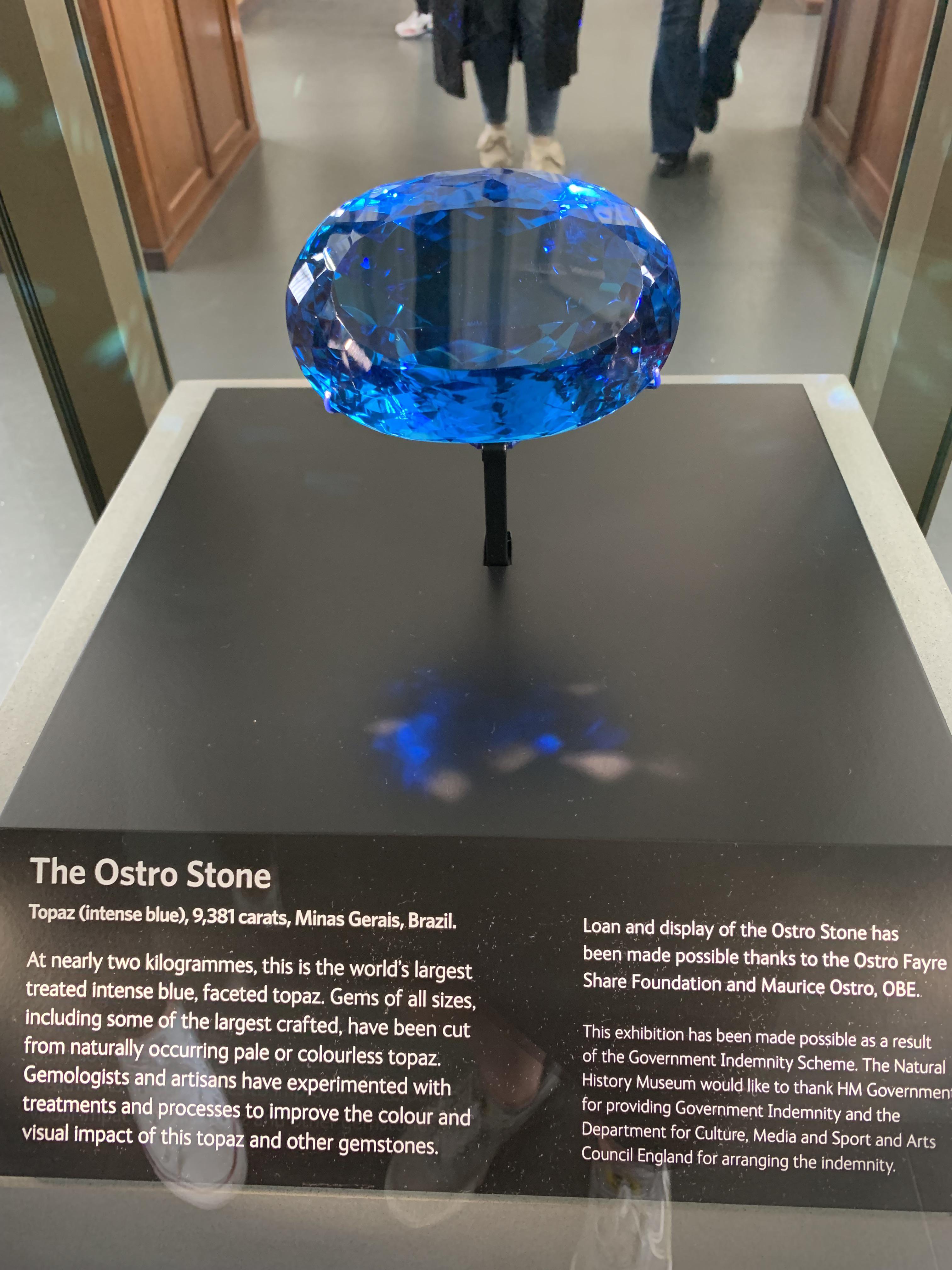“The Osro Stone” Blue Topaz Minas Gerais Brazil MineralPorn