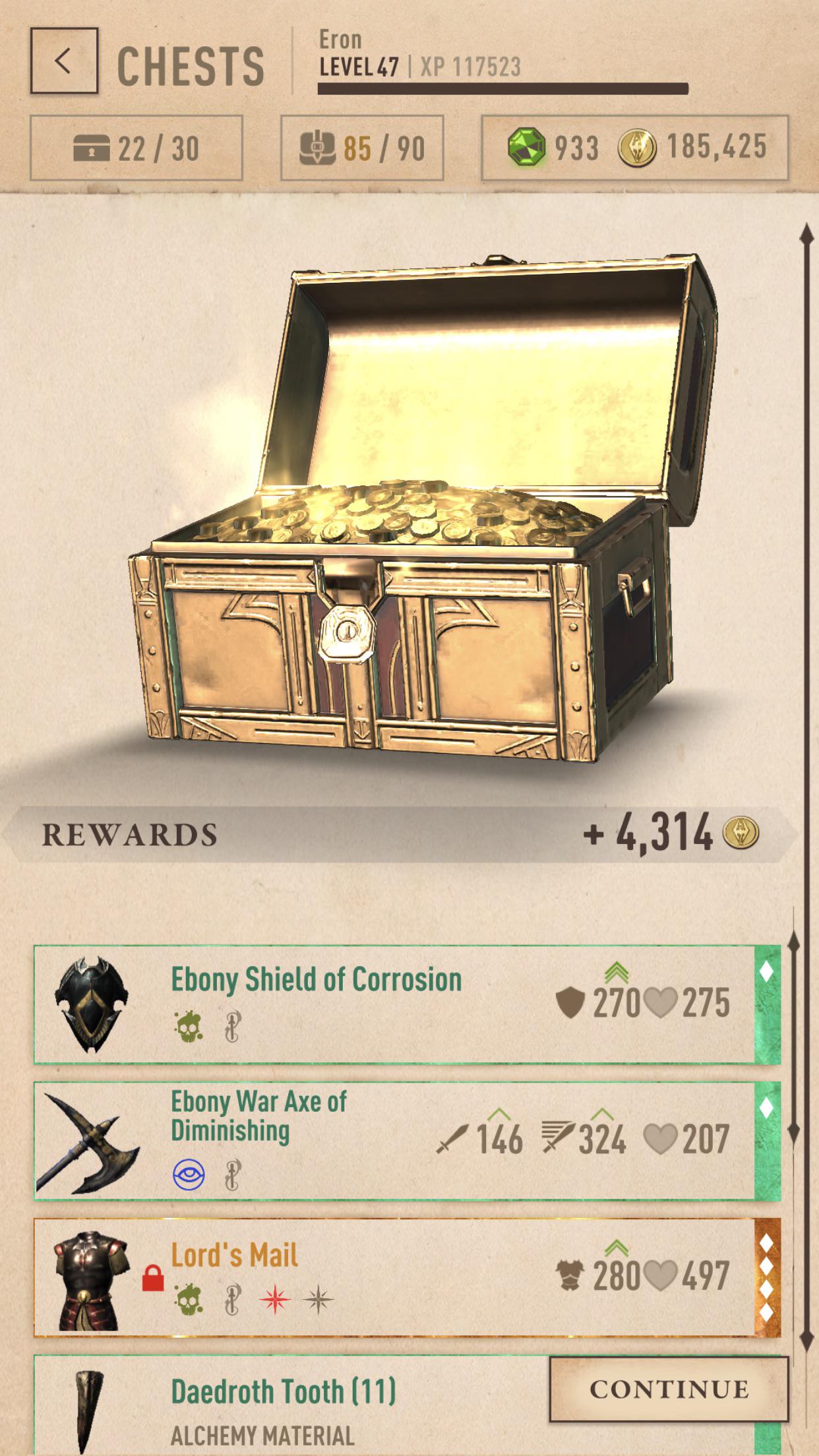 Lord’s Mail in random gold chest! r/ElderScrollsBlades