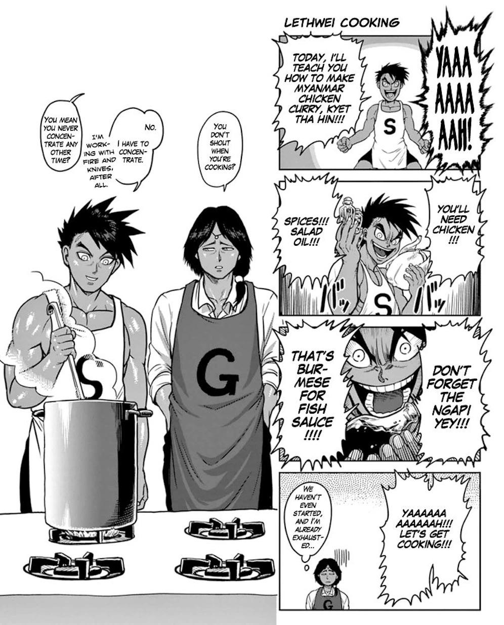 You’re cooking with them and making signature dishes from your culture