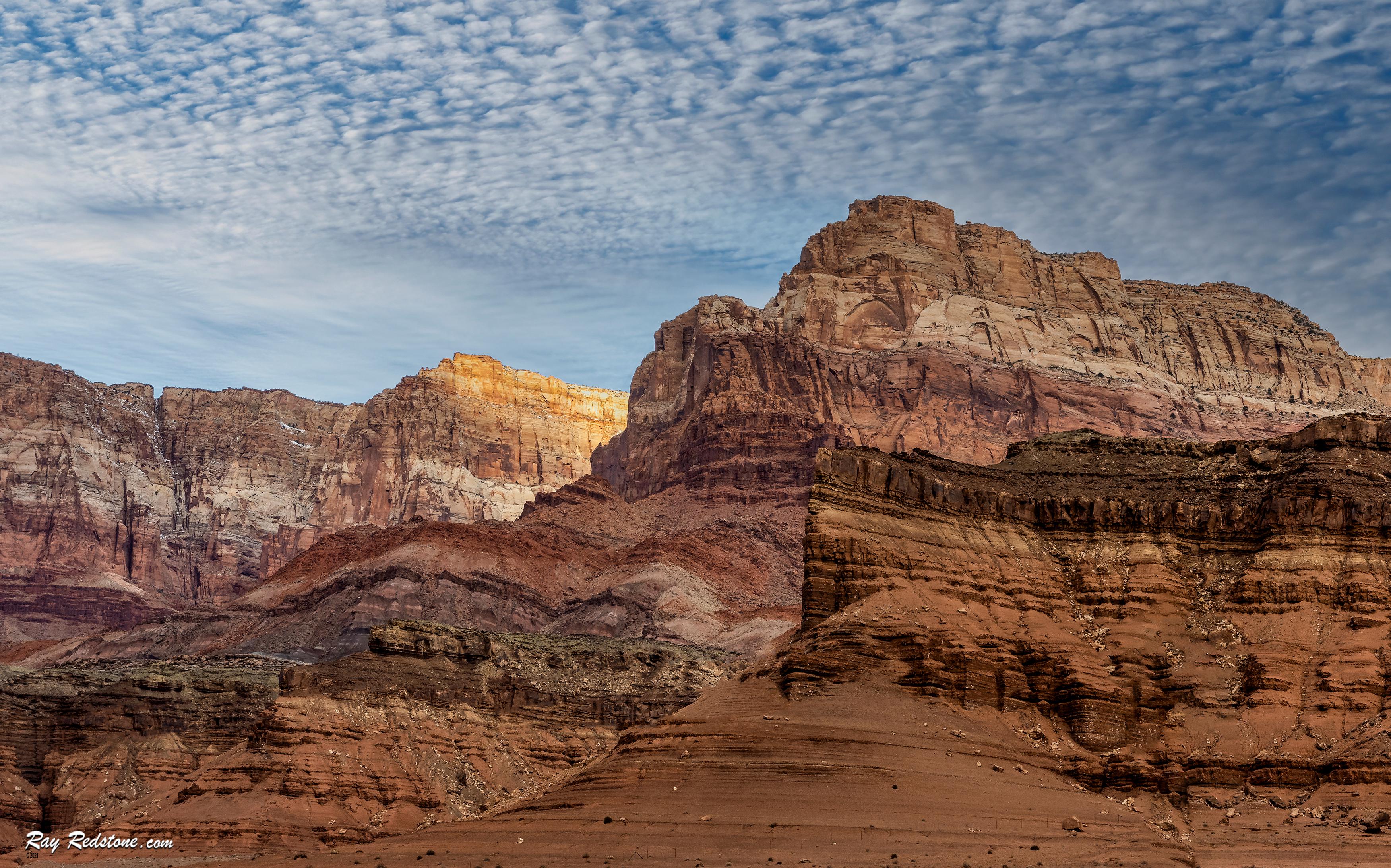 Vibrant And Majestic Vermilion Cliffs In Marble Canyon Arizona [OC
