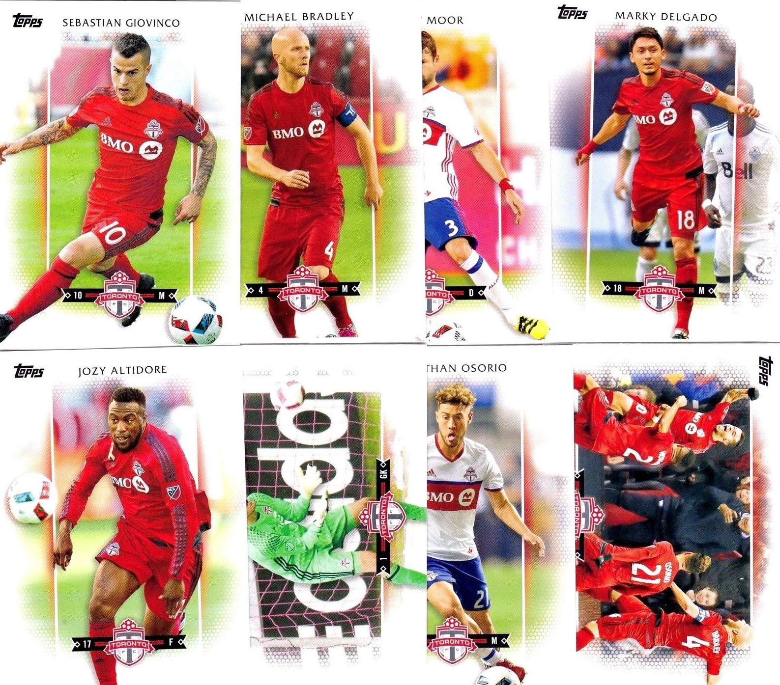 Topps 2017 TFC Cards Only Have 7 Players From The Team. tfc