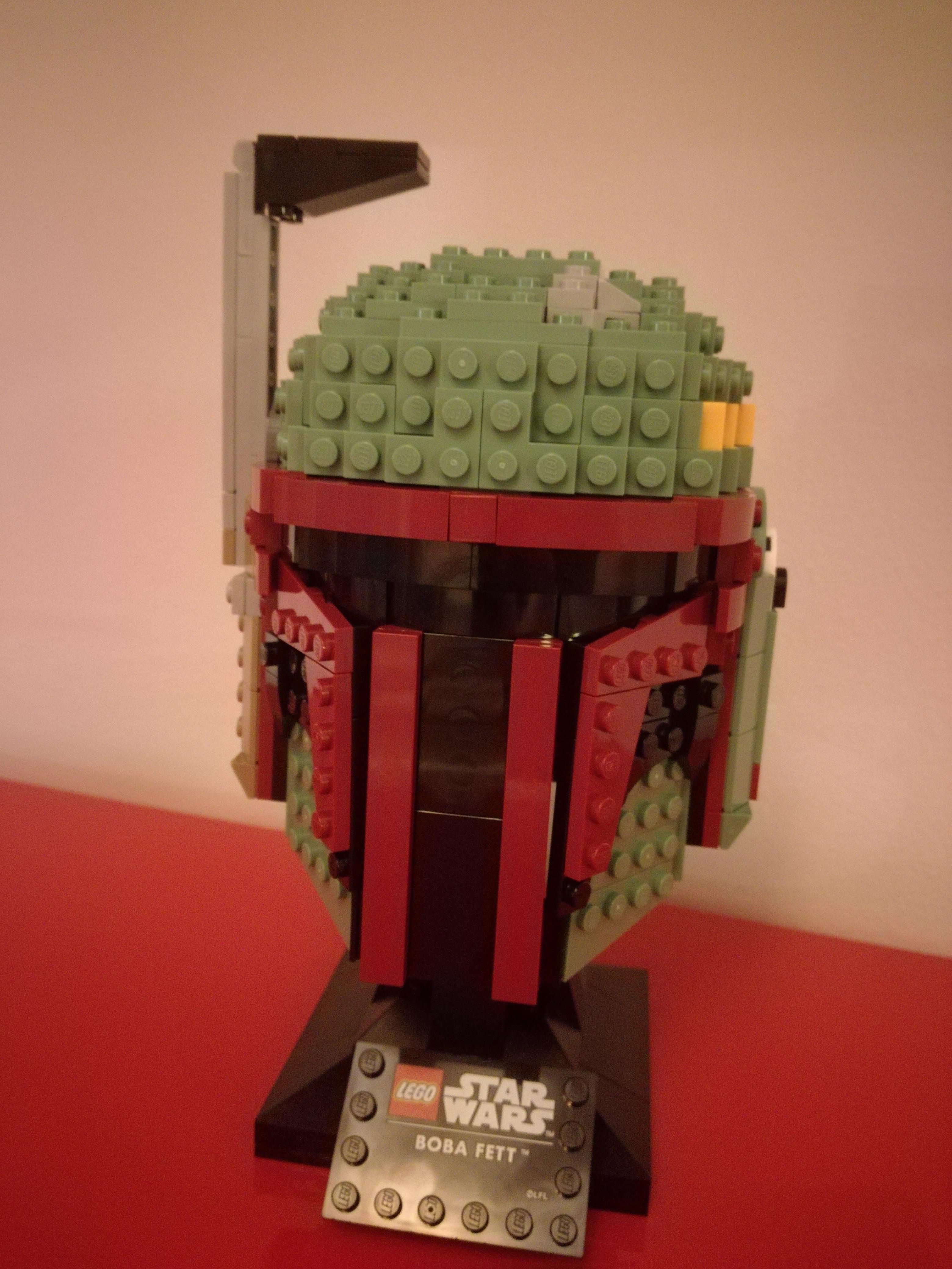 Just built the star wars boba fett helmet r/lego