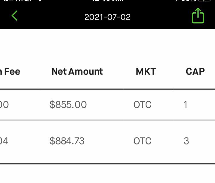 PFOF apps (RH ull) rerouting orders to OTC dark pool instead of NYSE