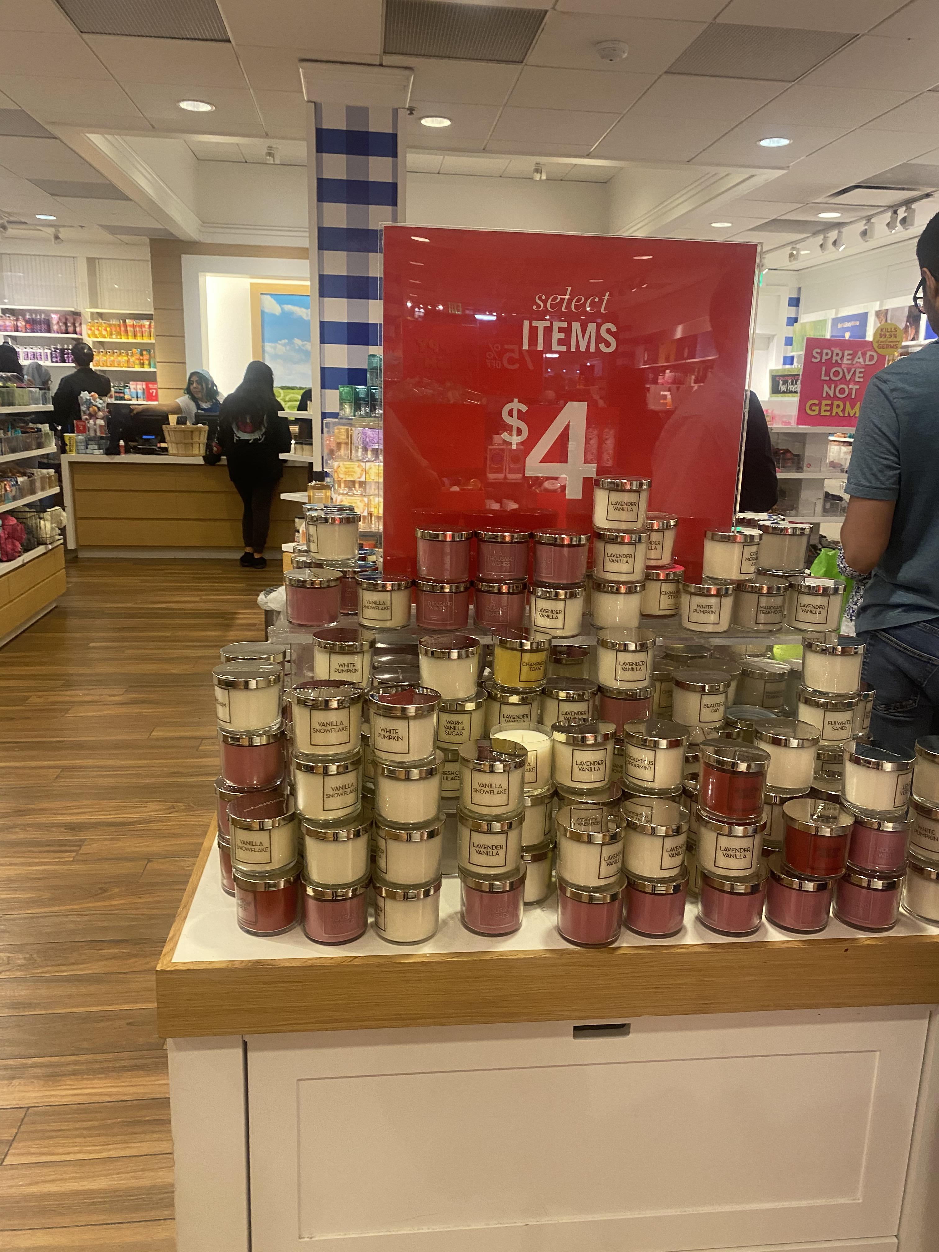 Arizona Mills tester candles! r/bathandbodyworks