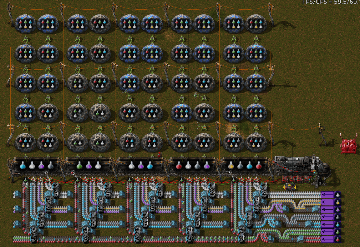 Factorio science setup