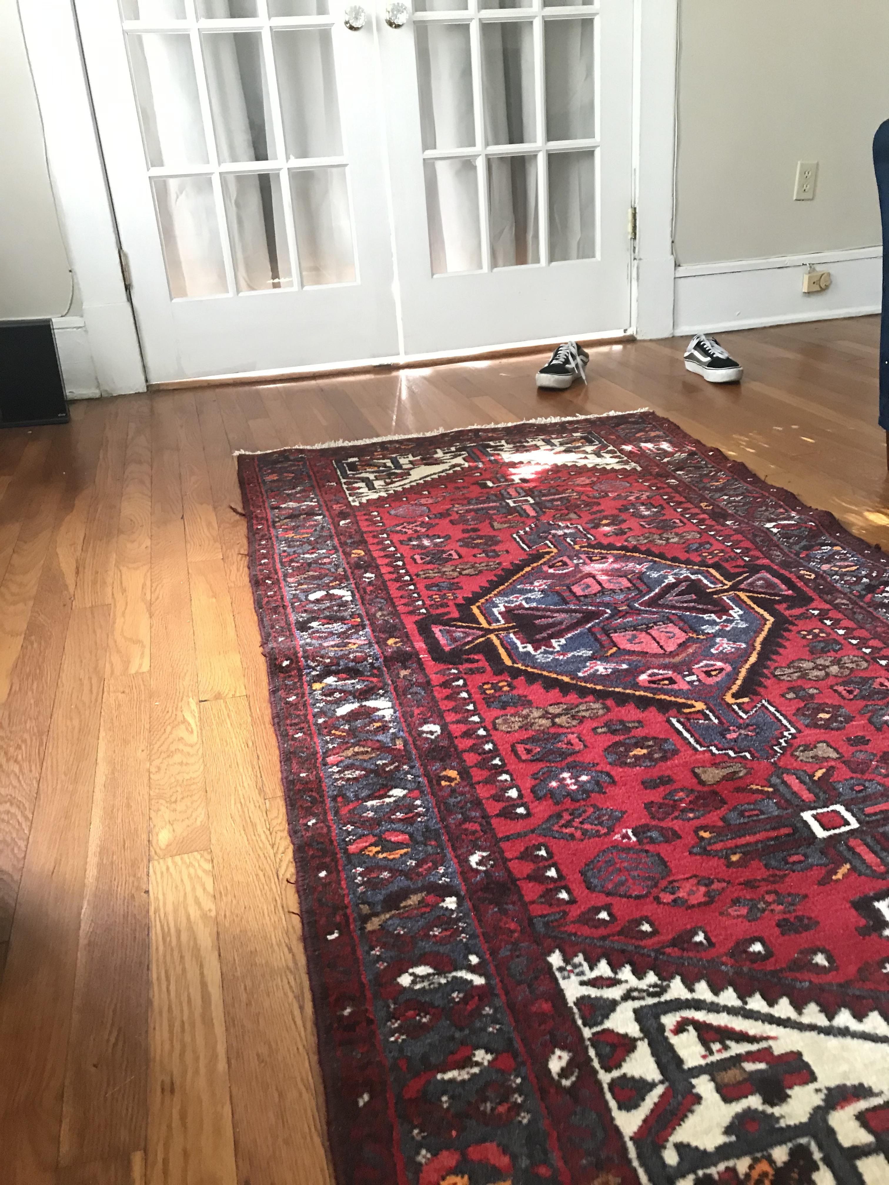 Picked up this rug I won for 30 in local auction! r/ThriftStoreHauls