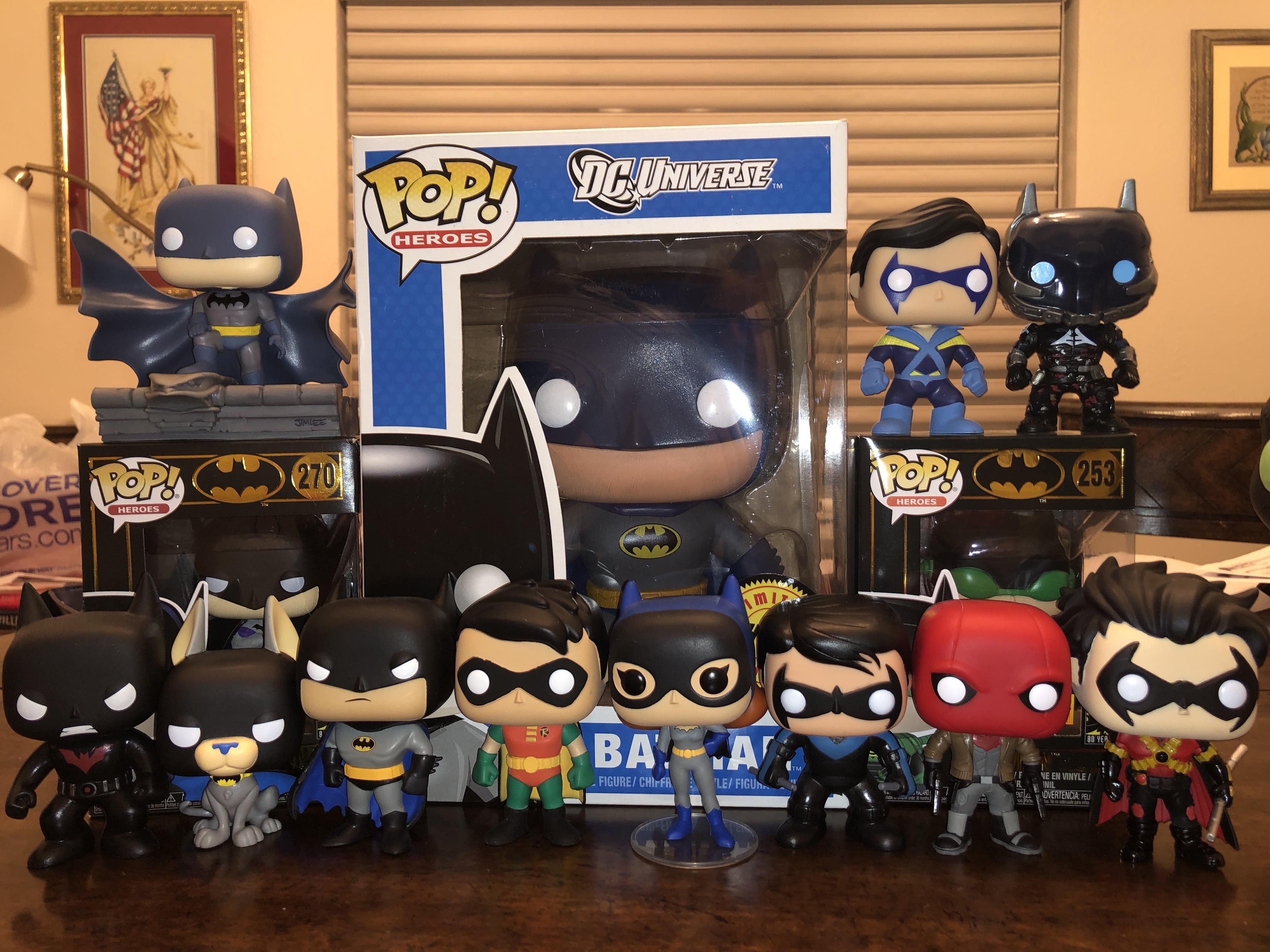 BatFamily Collection! Now I need a Damien Wayne. funkopop
