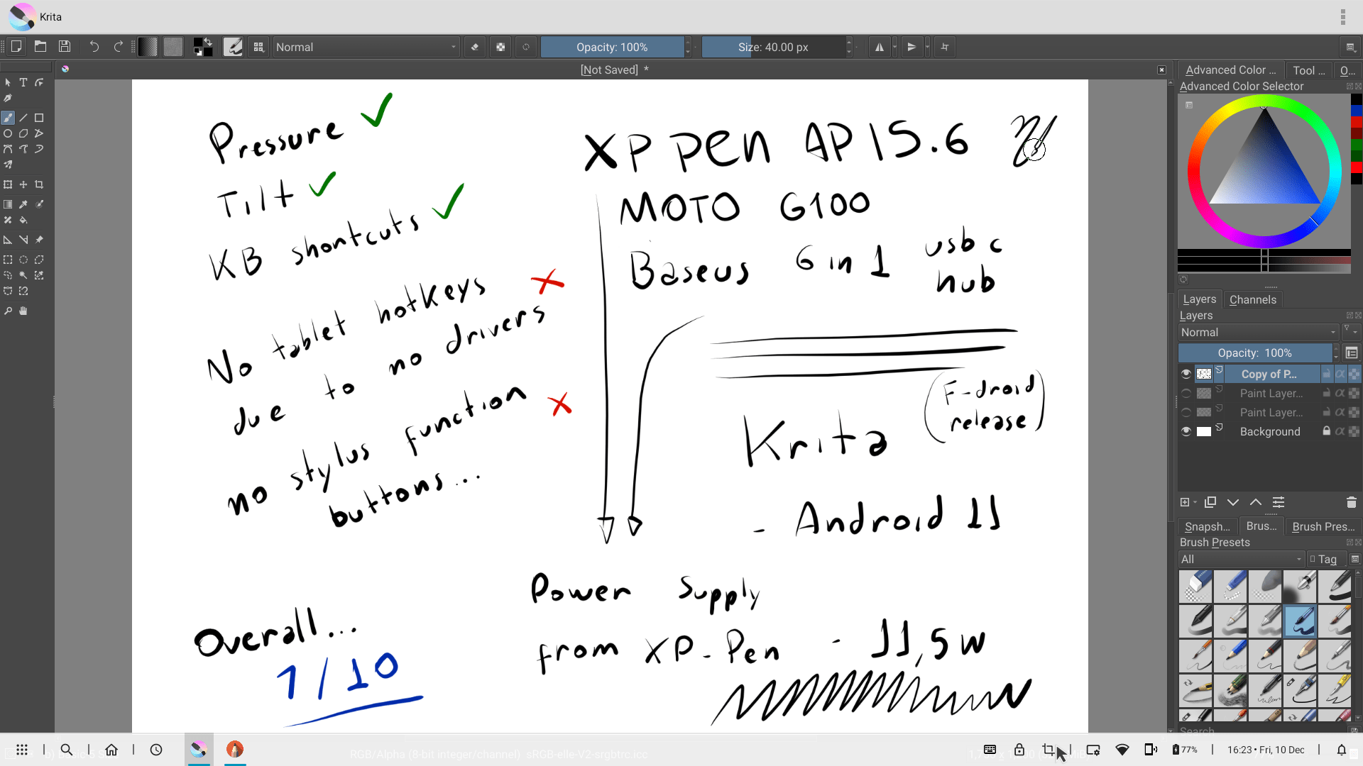 XPPen Artist 12 Display Problems XPpen
