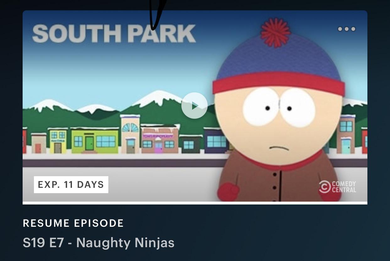 South Park is being taken off Hulu in 11 days. Enjoy it while you can