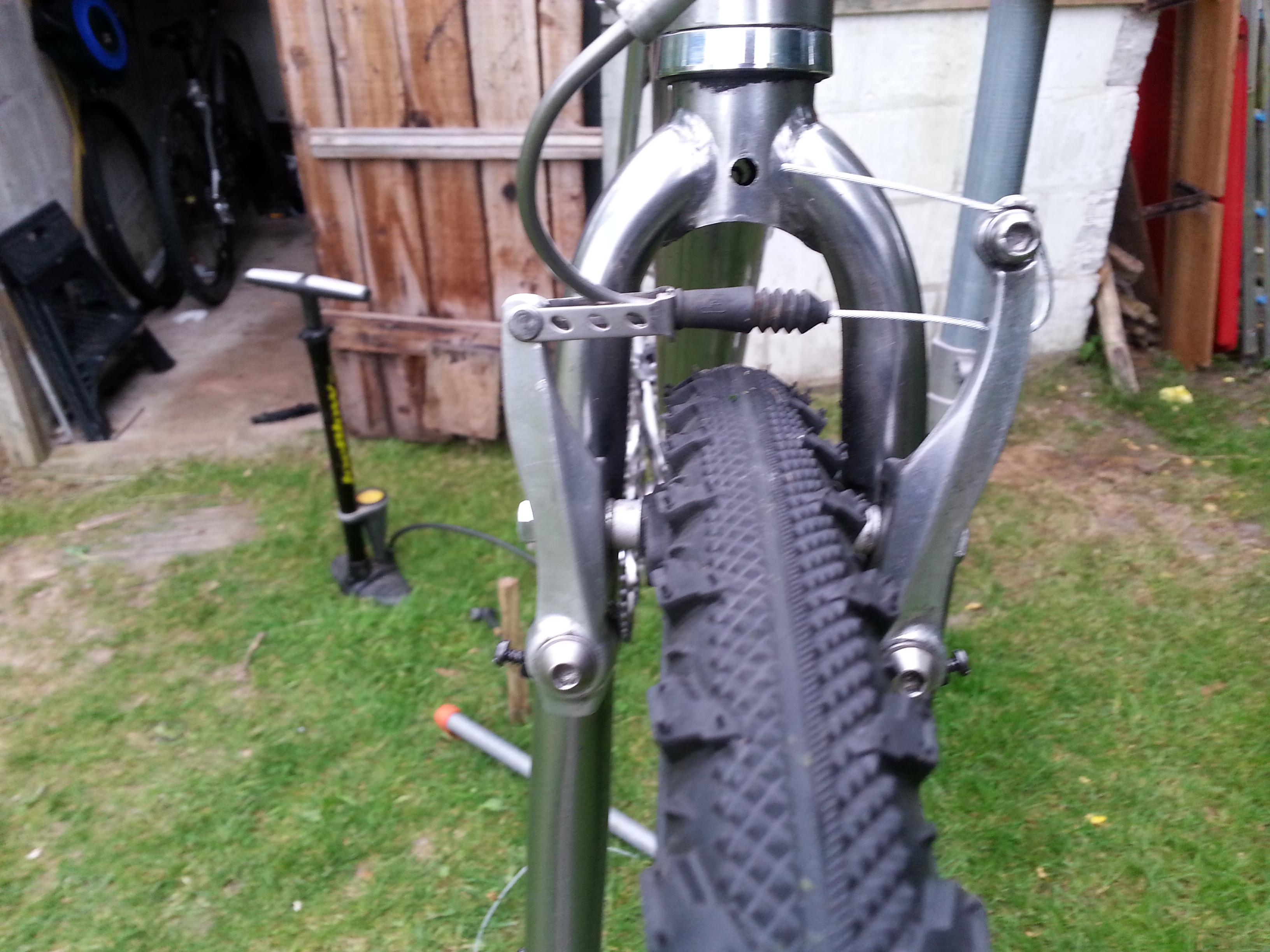 Modified Vbrake to work with road brake levers r/bikewrench