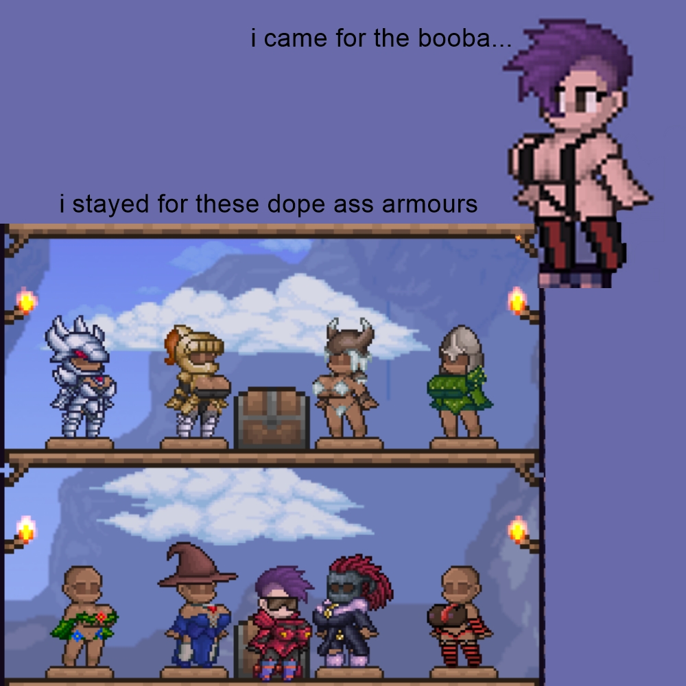 seriously these armour sets really make the game feel fresh again r