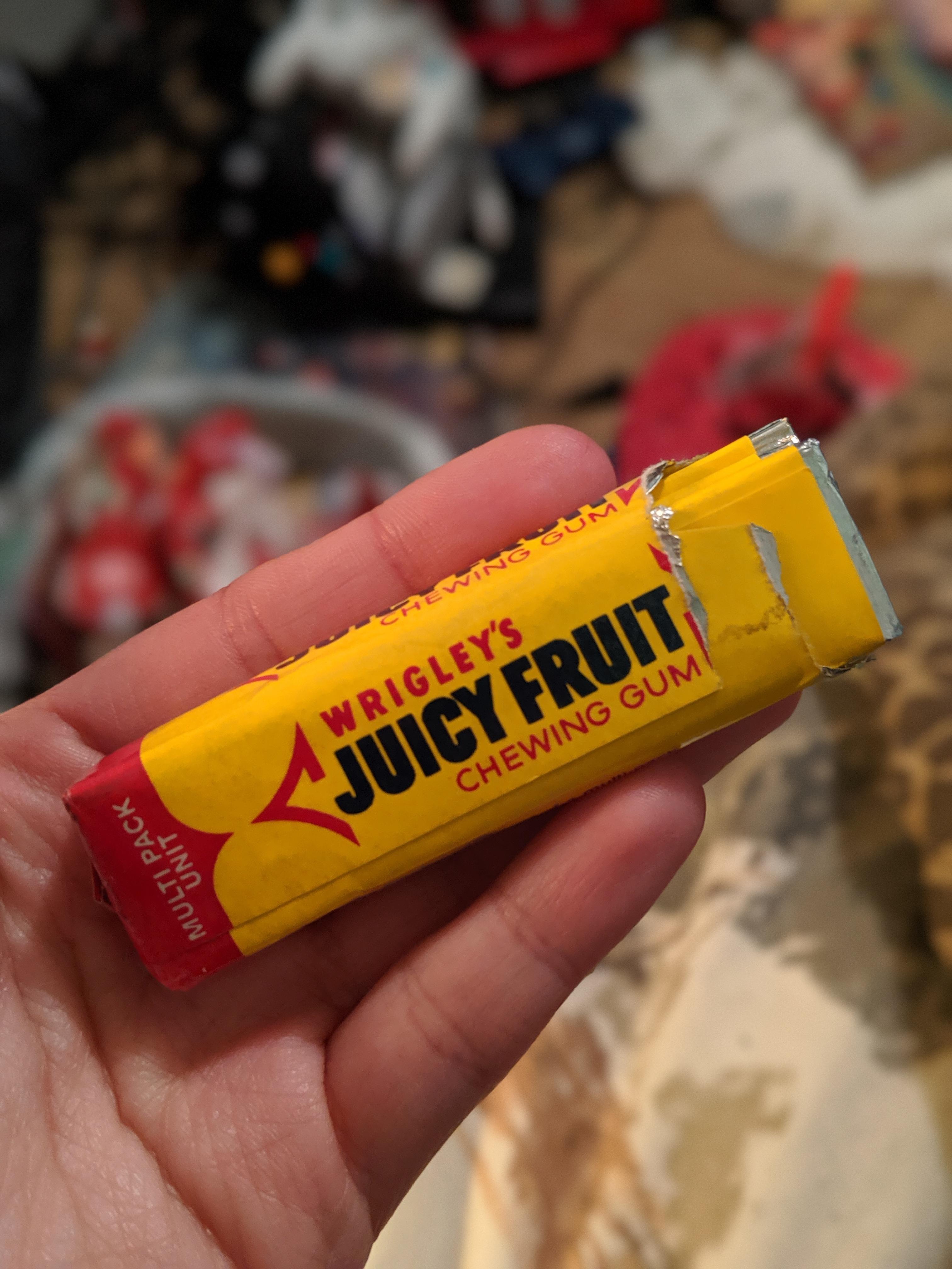 [Repost] Found Juicy Fruit gum in my mom's old purse. I wonder about