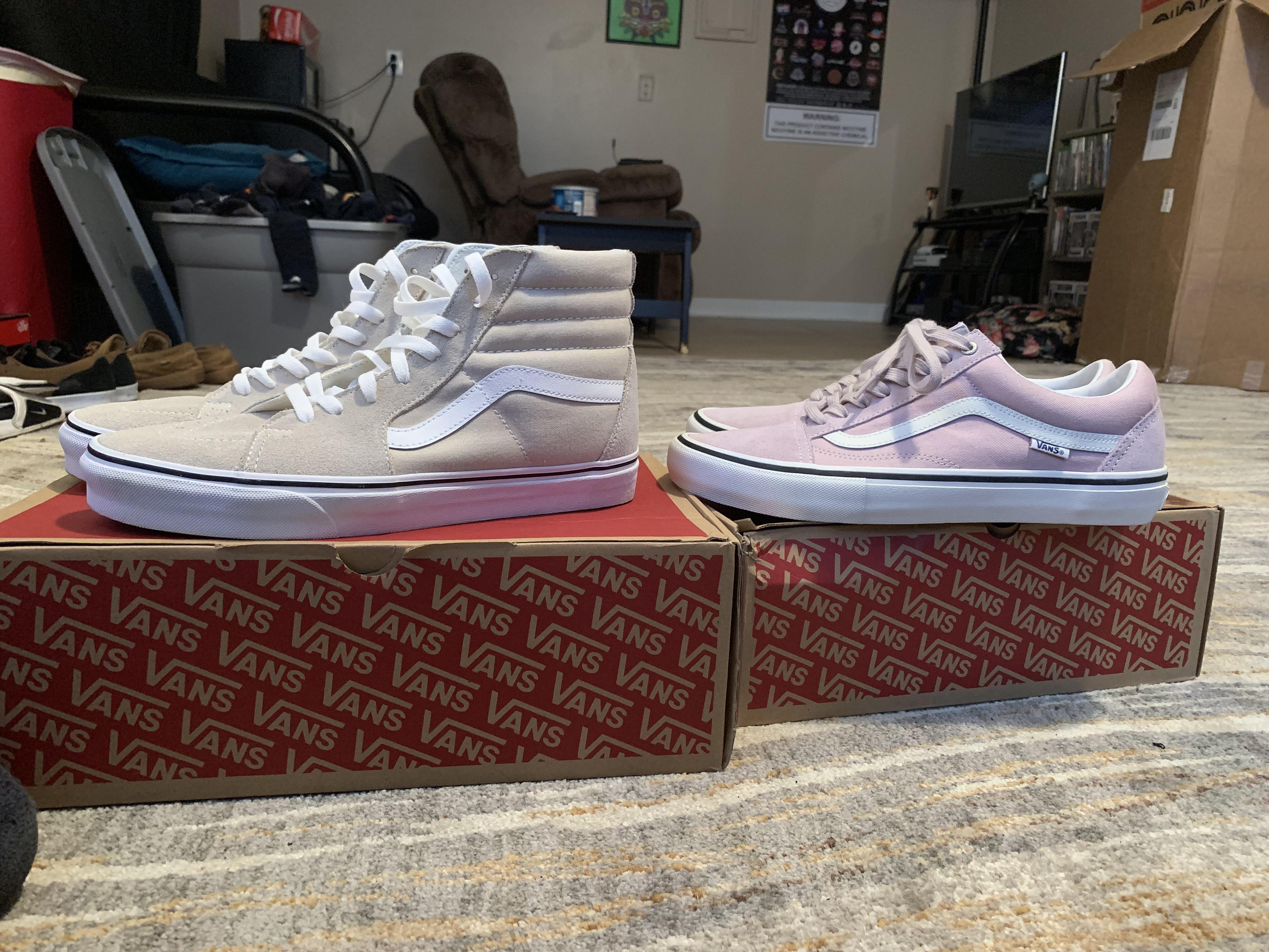 Went to the vans outlet and got a steal on both of these, iv been