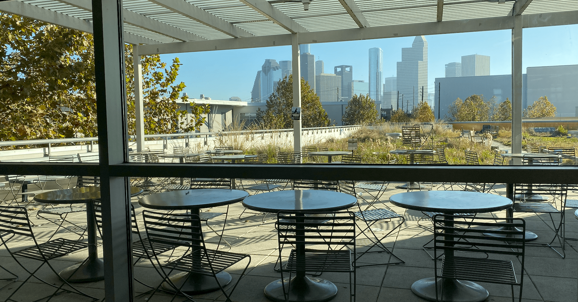 Beautiful outdoor cafe weather in Space City r/houston