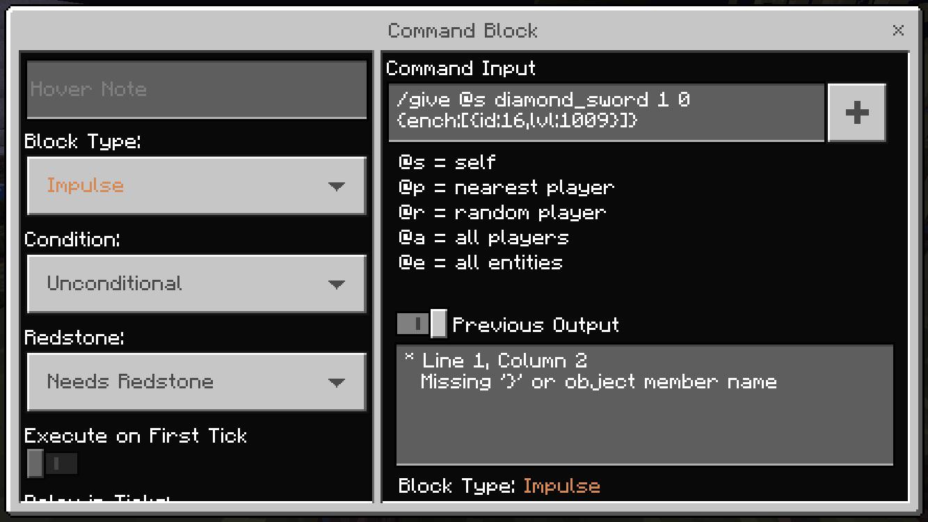 Help, I keep getting this issue with my command blocks when I ask for