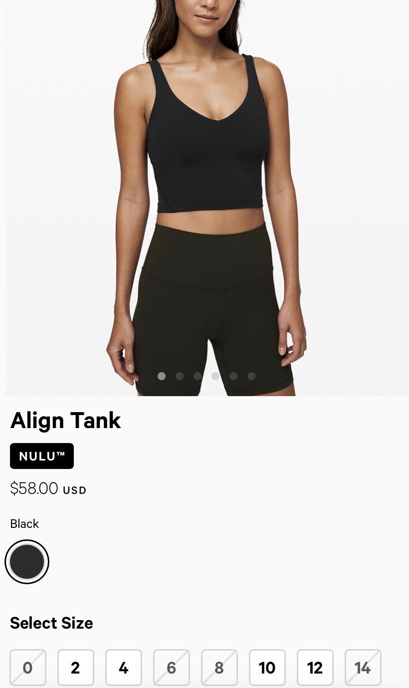 Align Tank Restock! r/lululemon