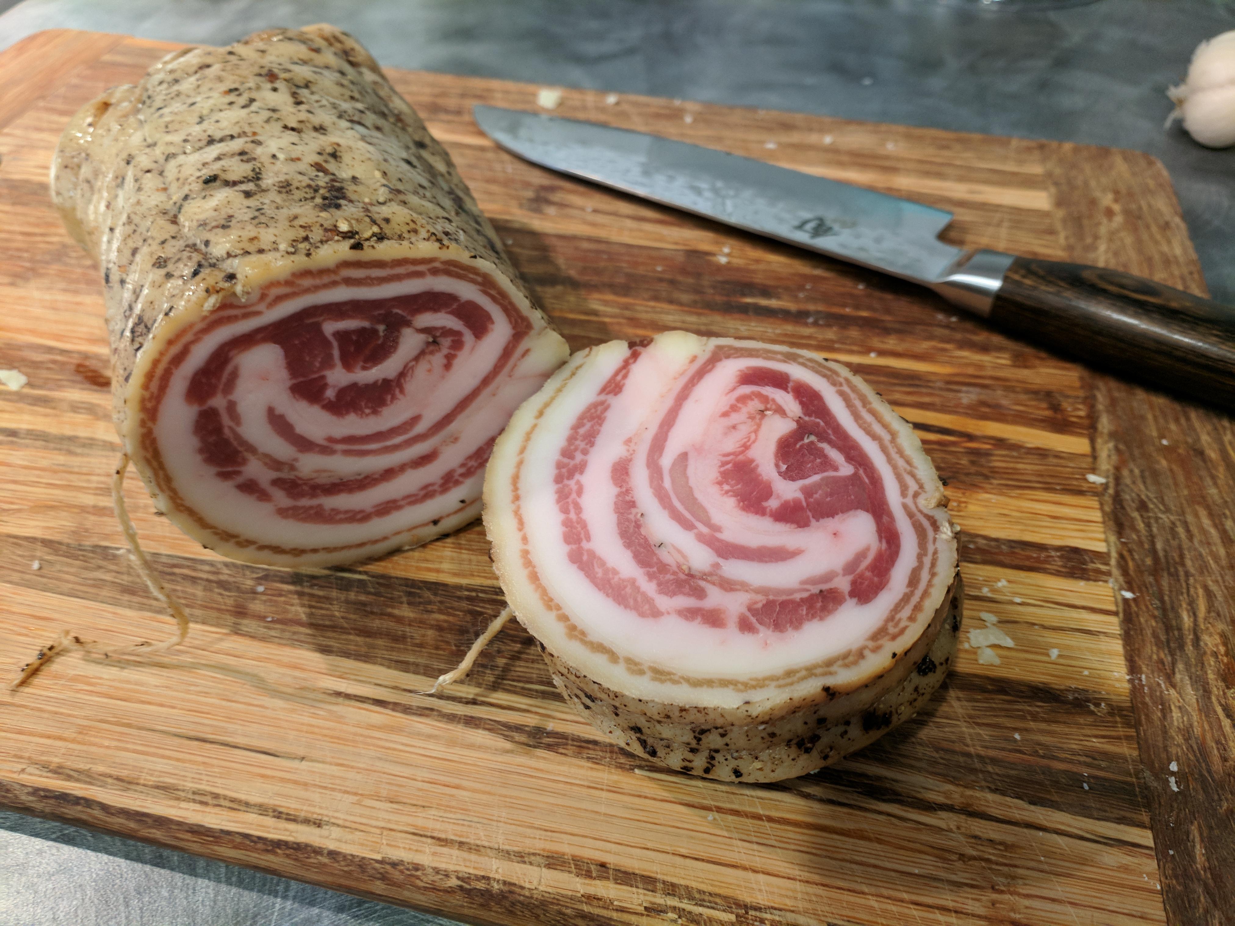 Pancetta arrotolata finally opened, was really worth the wait! r