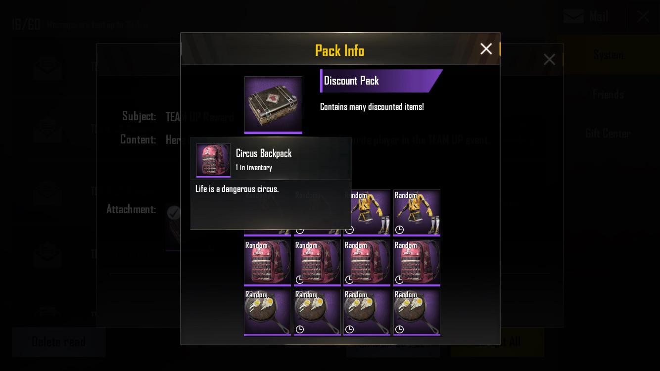 PSA You can get permanent items from Discount packs for voting! r