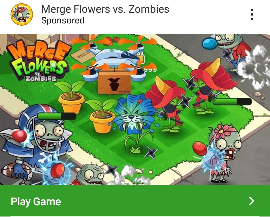 Flowers VS. Zombies r/shittymobilegameads
