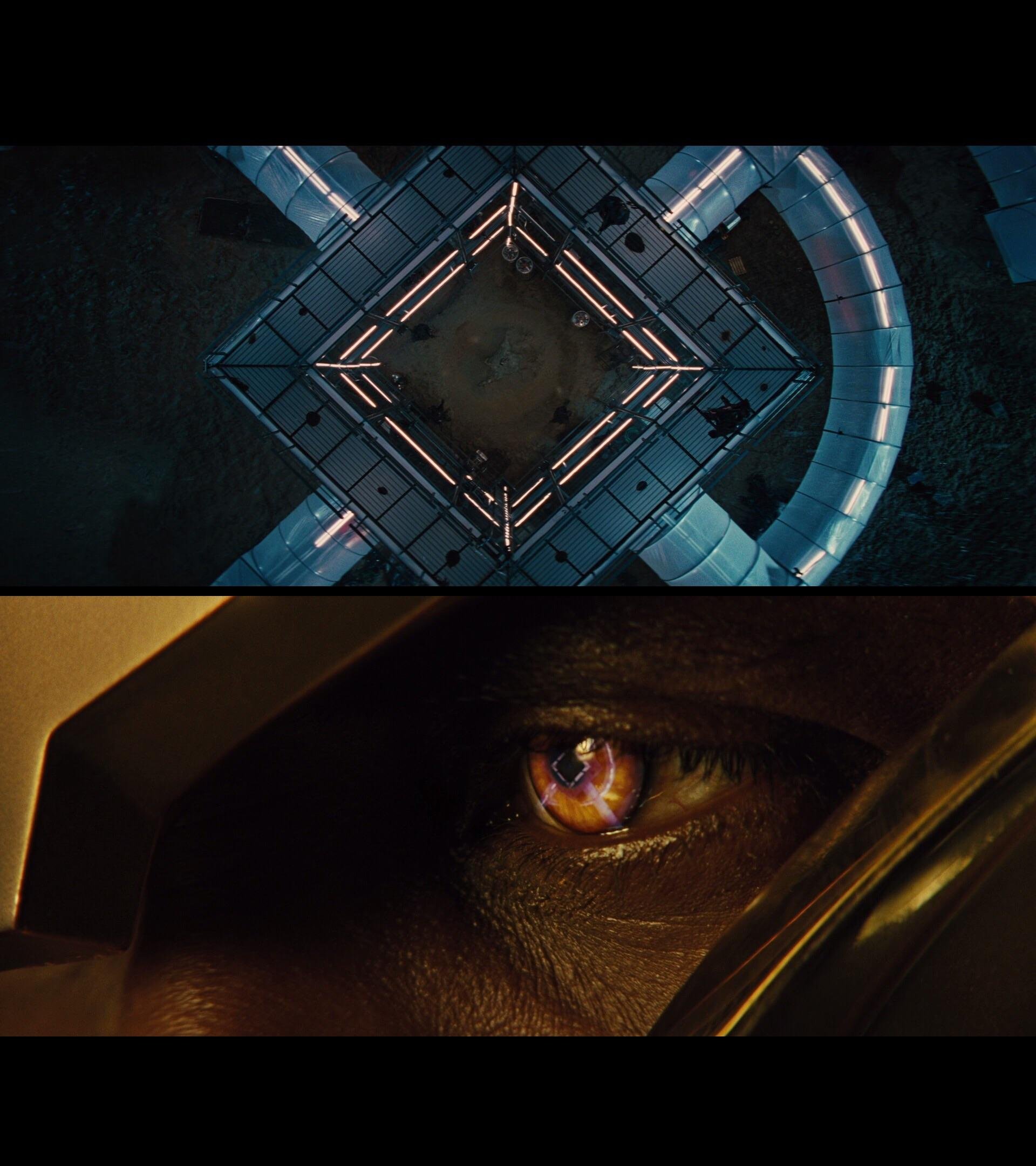 In Thor 2011 the reflection on Heimdall is the previous shot meaning he