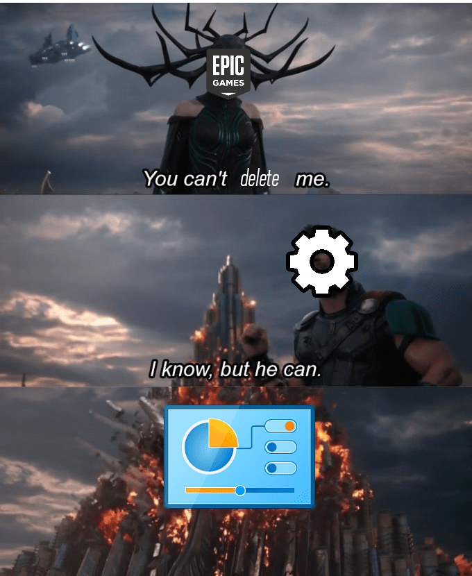 My Experience With Uninstalling The Epic Games Launcher pcmasterrace