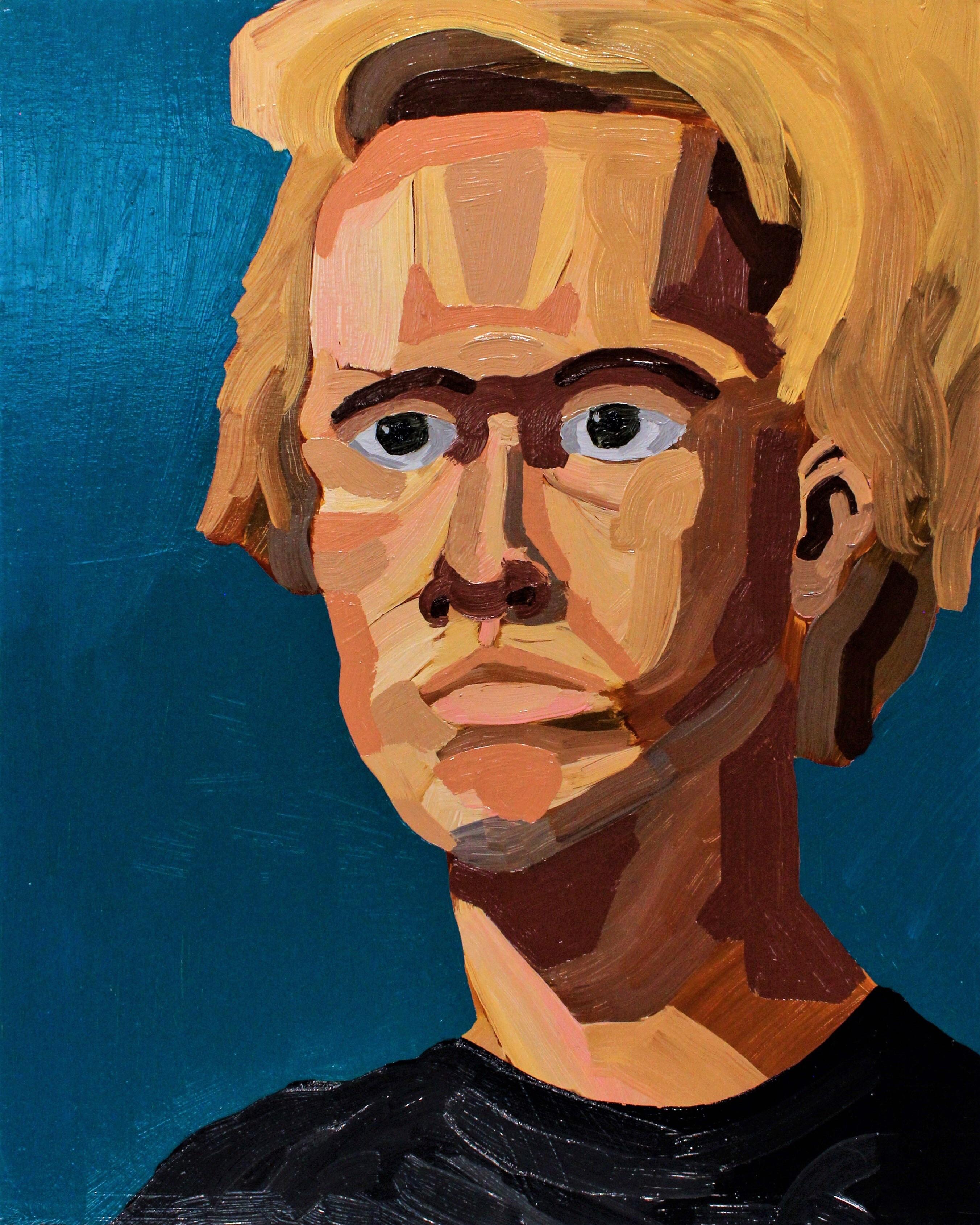 A self portrait using oil paint, thoughts? r/painting